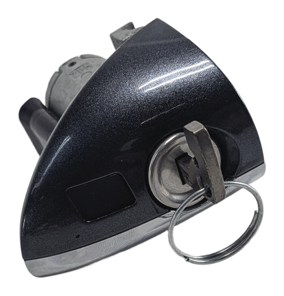 2012 MERCEDES GL450 (X164) FRONT LEFT DRIVER DOOR LOCK CYLINDER KEY COVER (Gray) — exact item pictured