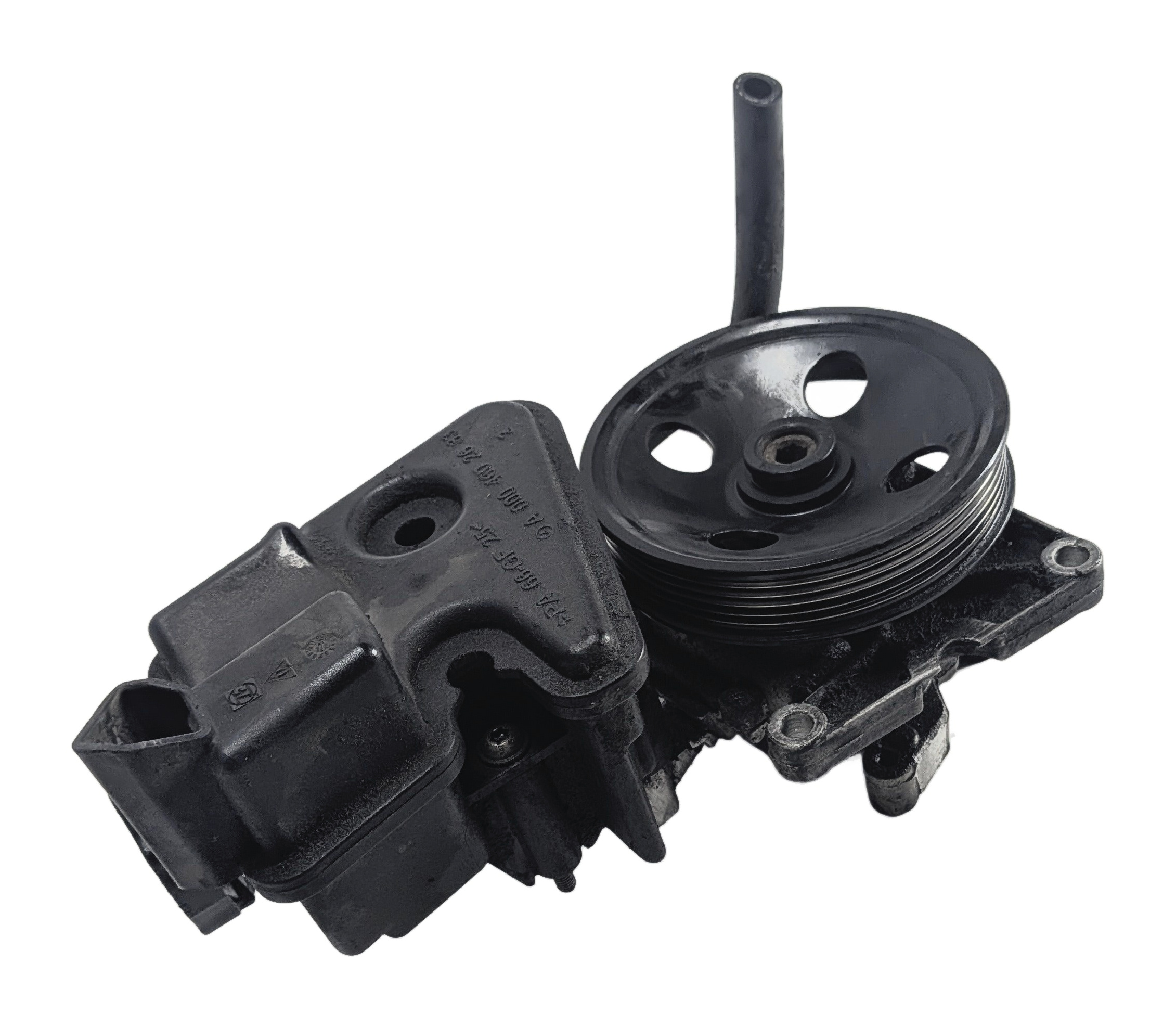 2012 MERCEDES GL450 (X164) POWER STEERING PUMP w/RESERVOIR TANK USED-REMAN — exact item pictured
