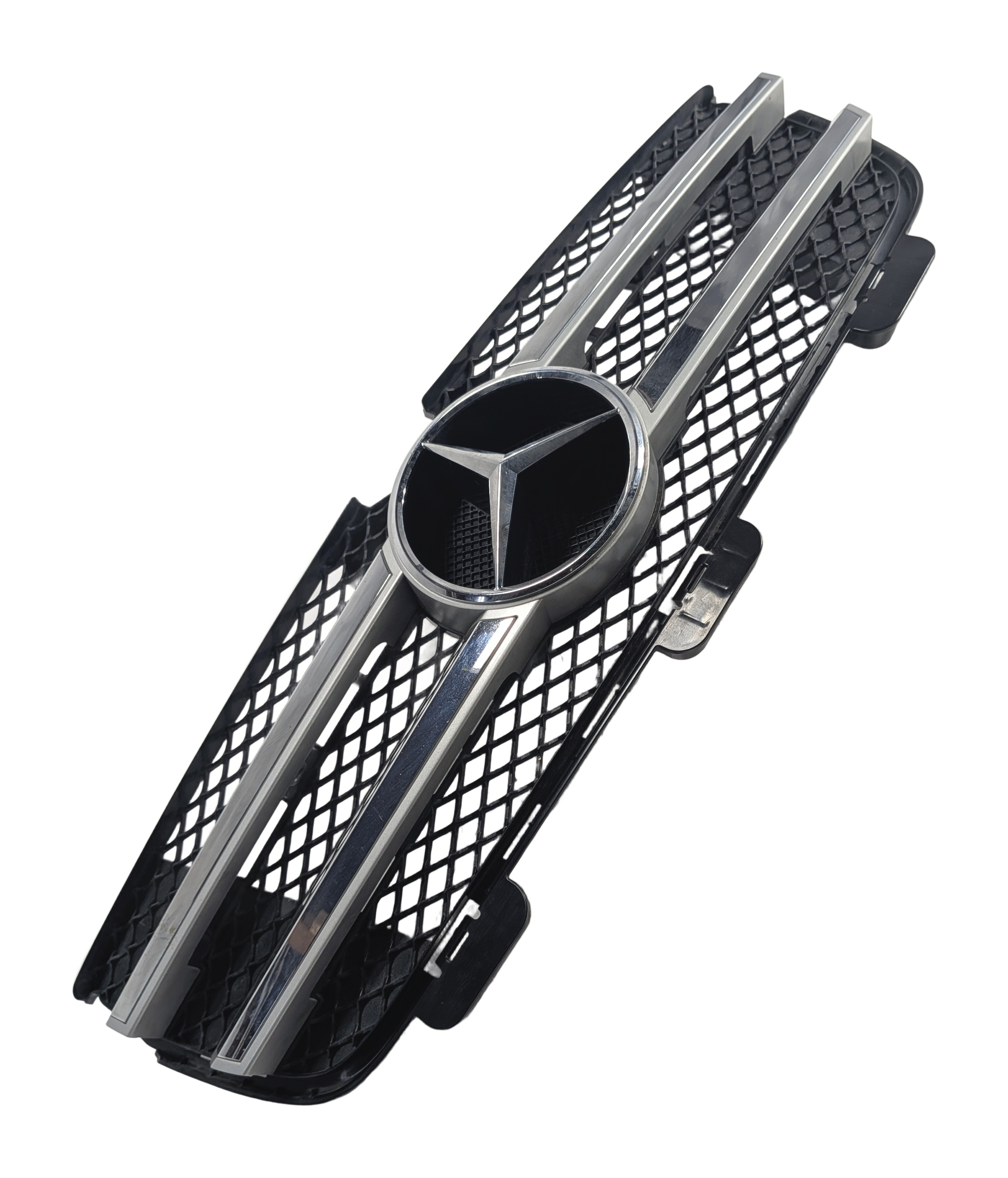 2010-2012 MERCEDES GL350 GL450 (X164) UPPER HOOD GRILLE AIR VENT TRIM — exact item pictured