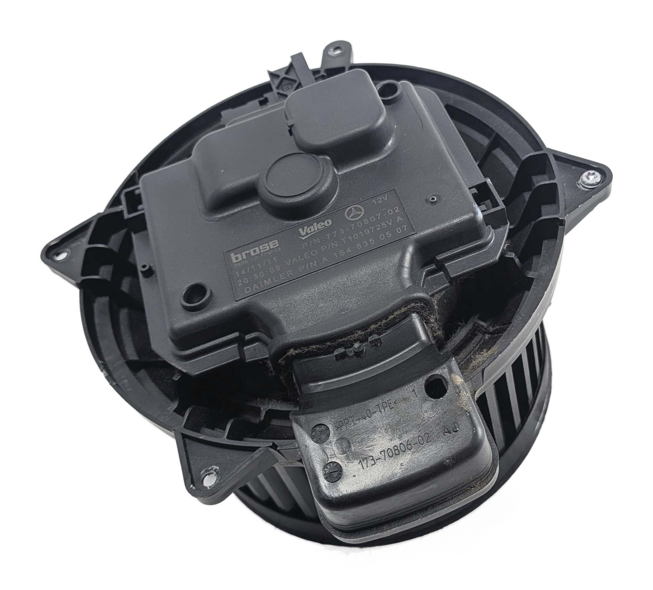 06-13 MERCEDES GL320 GL450 ML320 ML350 ML500 R350 FRONT A/C BLOWER FAN MOTOR — exact item pictured