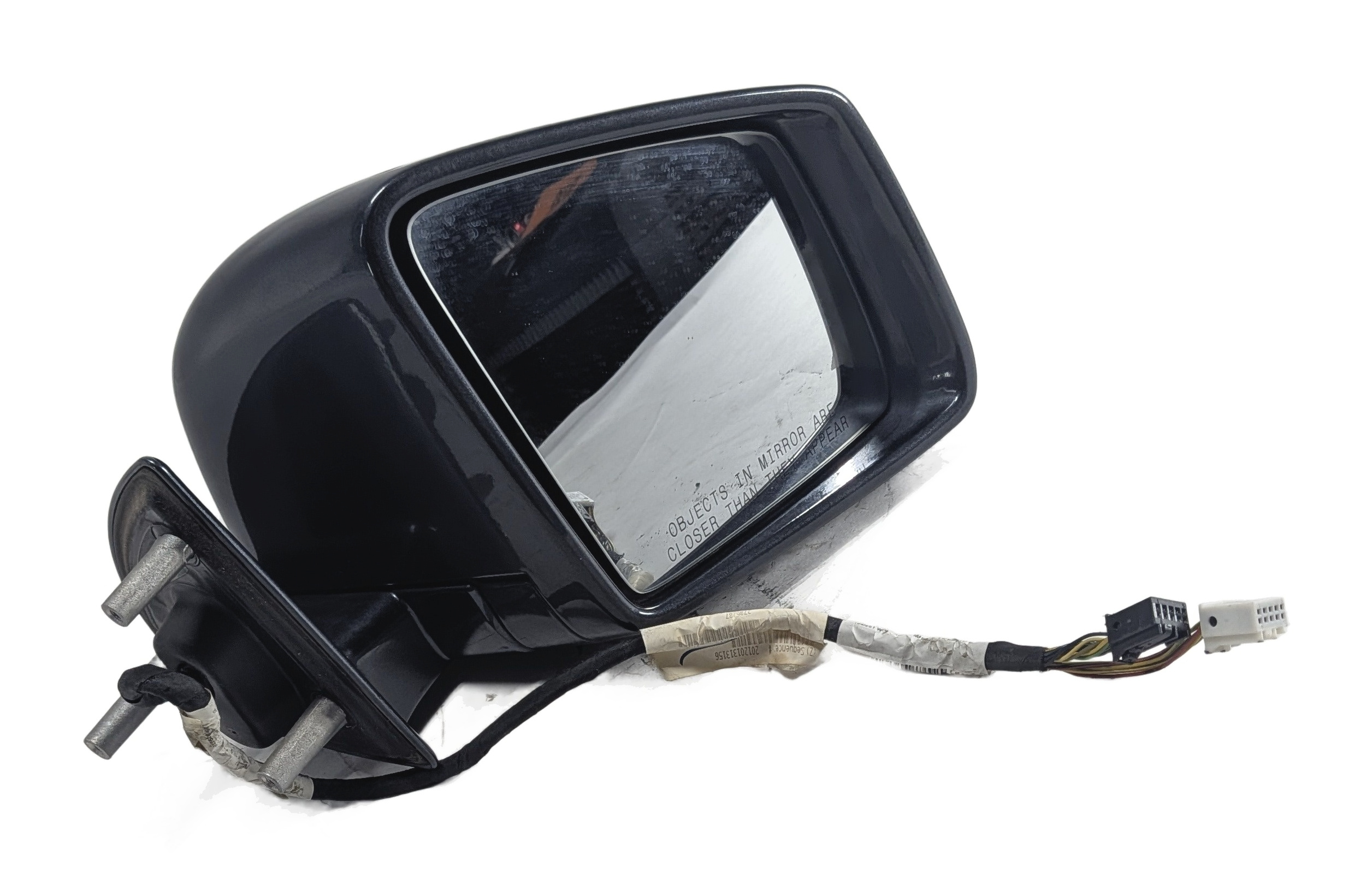 11-12 MERCEDES GL ML CLASS W164 X164 RIGHT P-FOLD AUTODIM MEMORY MIRROR (Gray) — exact item pictured