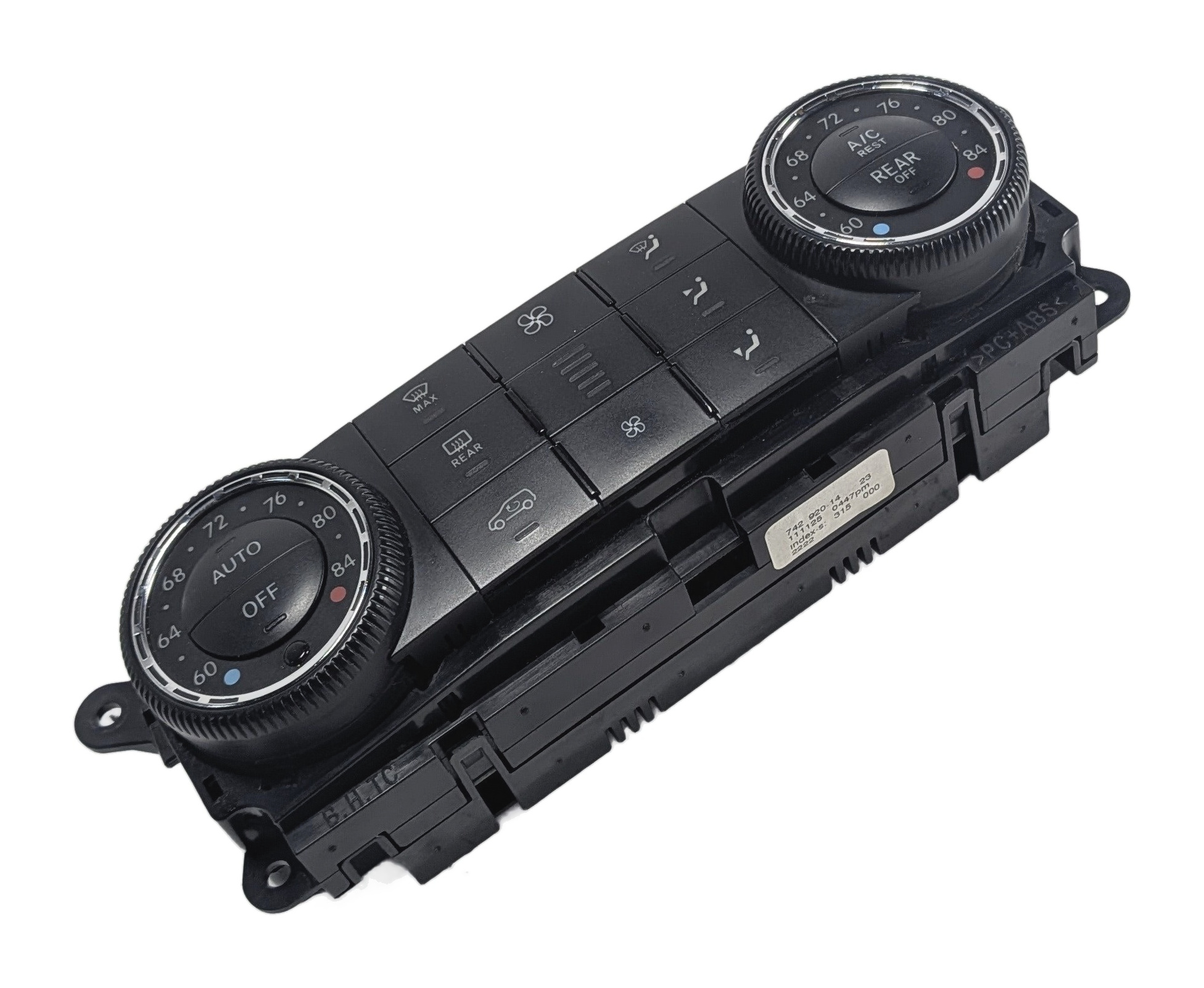 2010-2013 MERCEDES GL ML R (W164 W251 X164) FRONT HEATER A/C TEMPERATURE CONTROL — exact item pictured