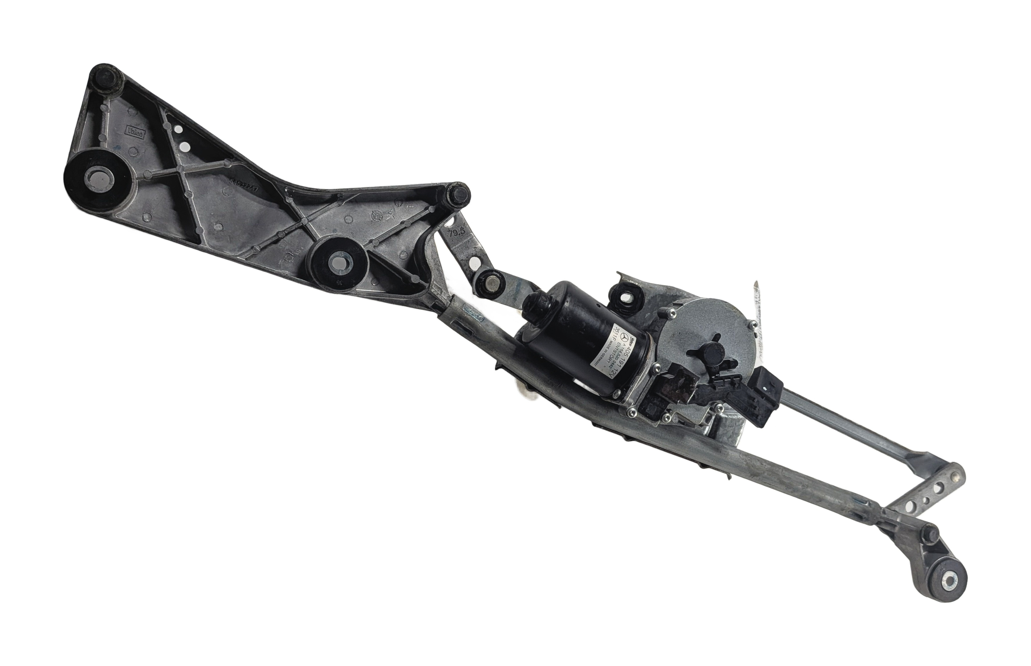 06-12 MERCEDES GL ML (X164 W164) FRONT WIPER MOTOR w/ TRANSMISSION LINKAGE — exact item pictured