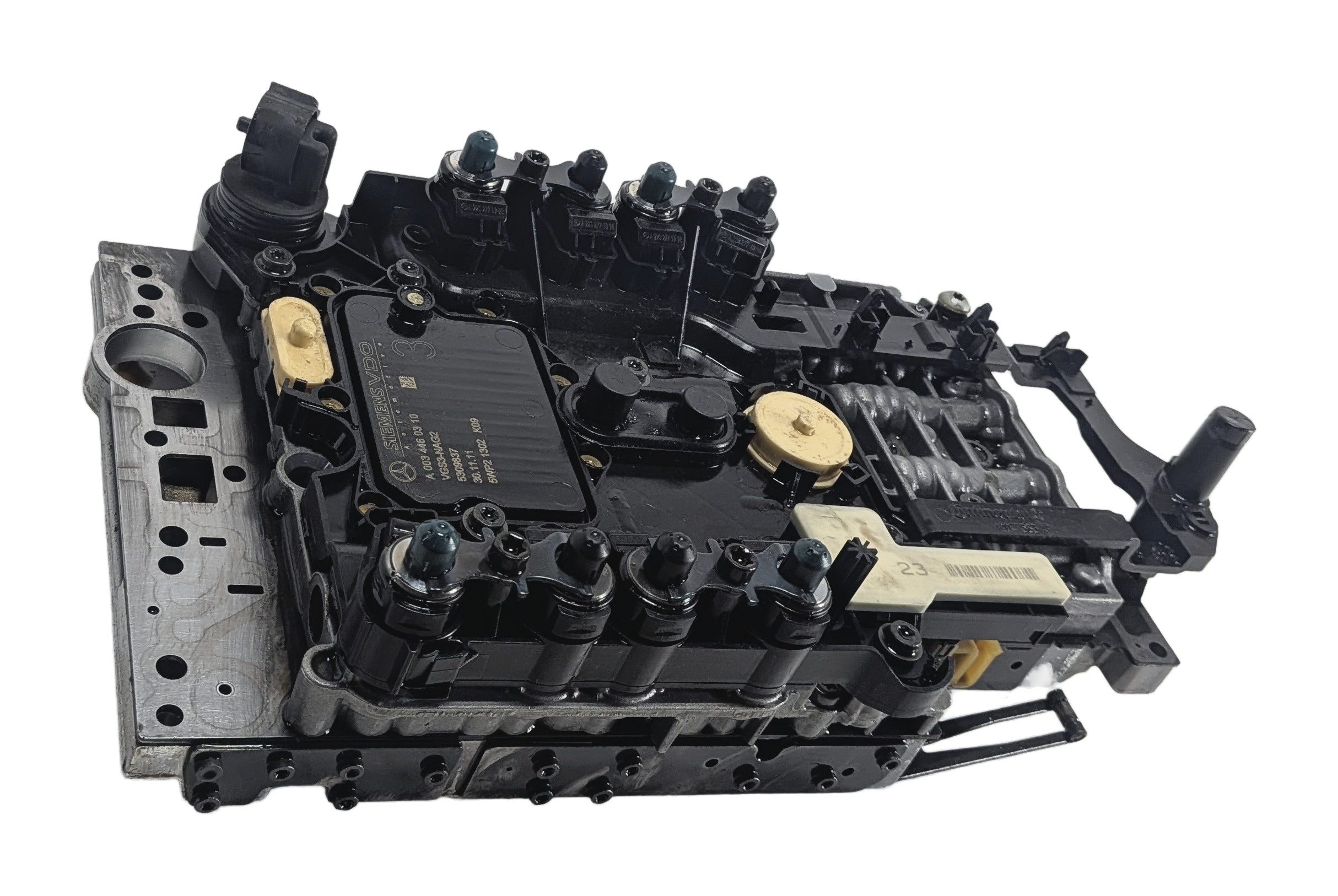 12 MERCEDES GL450 (X164) 722.9 AUTO TRANSMISSION VALVE BODY w/ CONDUCTOR PLATE — exact item pictured