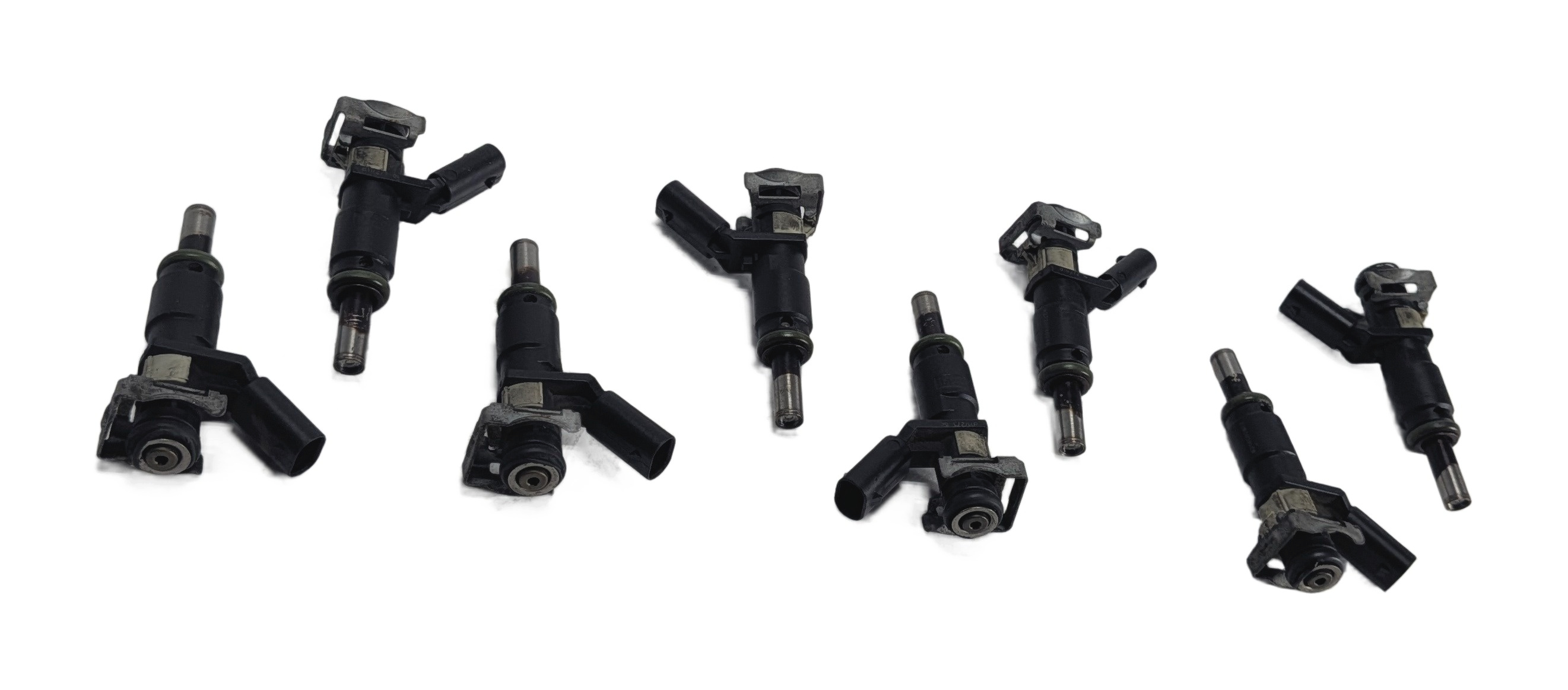 06-12 MERCEDES C E G GL ML S SL (W204 W212 W221 W164 X164) FUEL INJECTOR SET 8 — exact item pictured