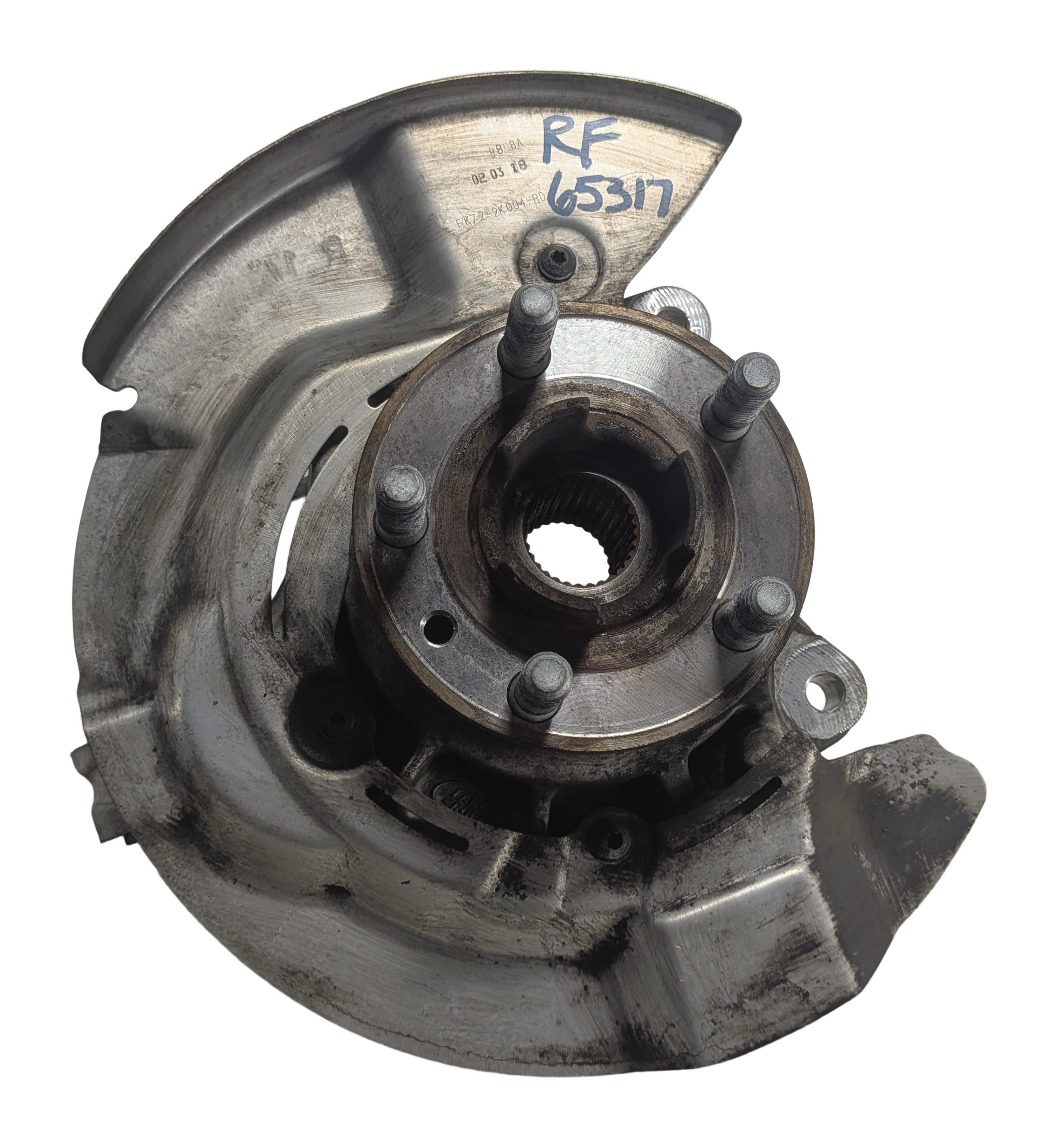 2015-2019 DISCOVERY SPORT EVOQUE (L538 L550) RIGHT FRONT SPINDLE KNUCKLE HUB — exact item pictured