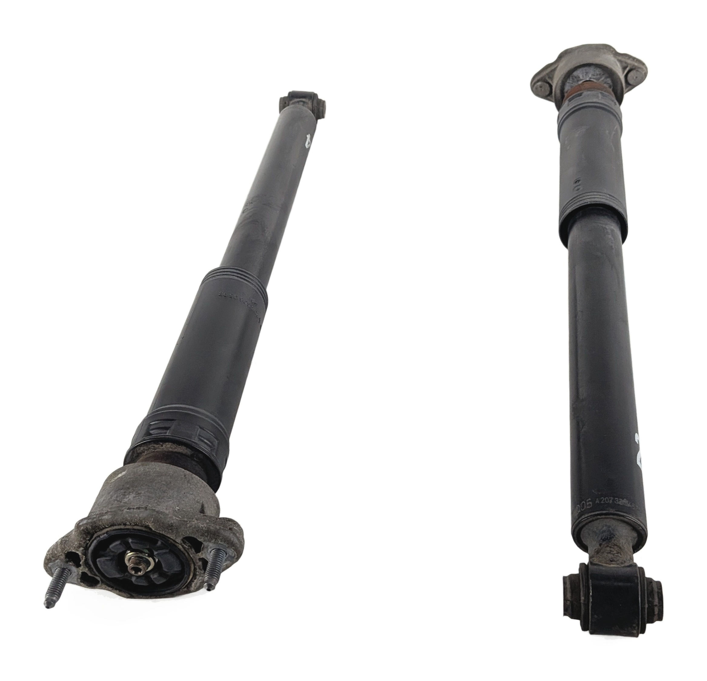 2015 MERCEDES E400 (C207) REAR SHOCK ABSORBER SET/2 4MATIC AWD SPORT SUSPENSION — exact item pictured