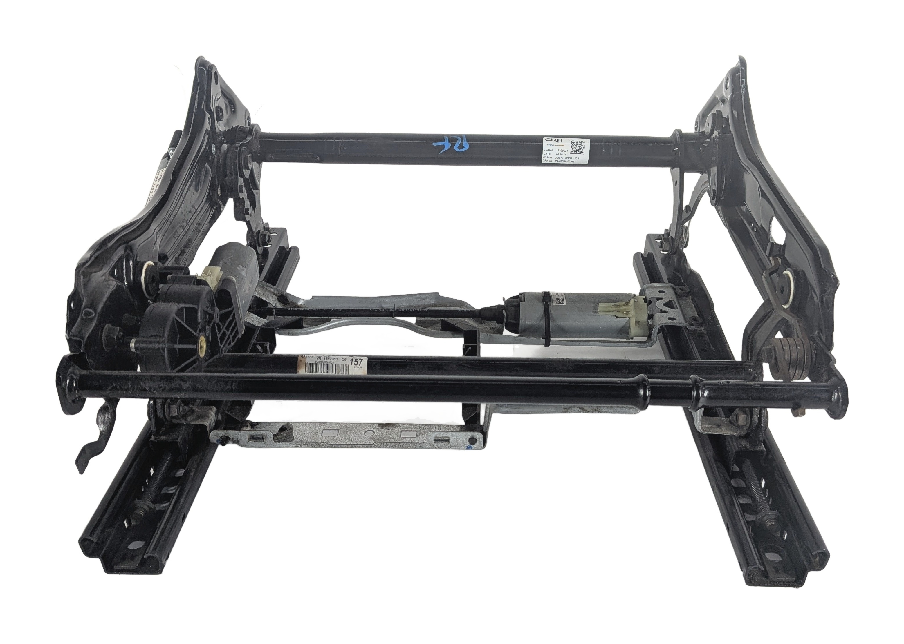 10-17 E CLASS (A207 C207 W207) COUPE CONVERTIBLE PASSENGER SEAT TRACK w/ MOTORS — exact item pictured