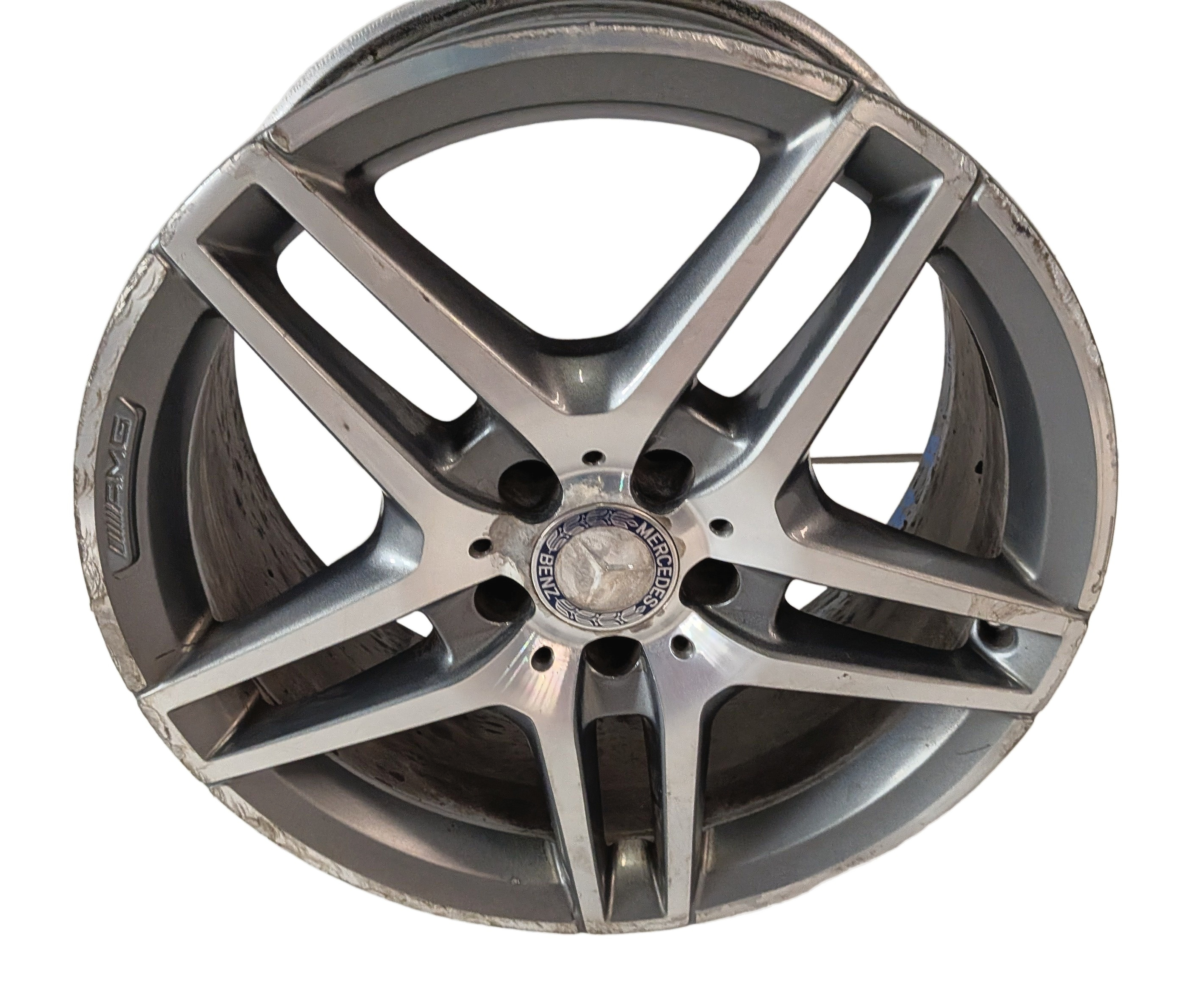 14-16 MERCEDES E350 E400 E550 (A207 C207 W207) 18x8.5 - 10-SPOKE AMG WHEEL RIM — exact item pictured