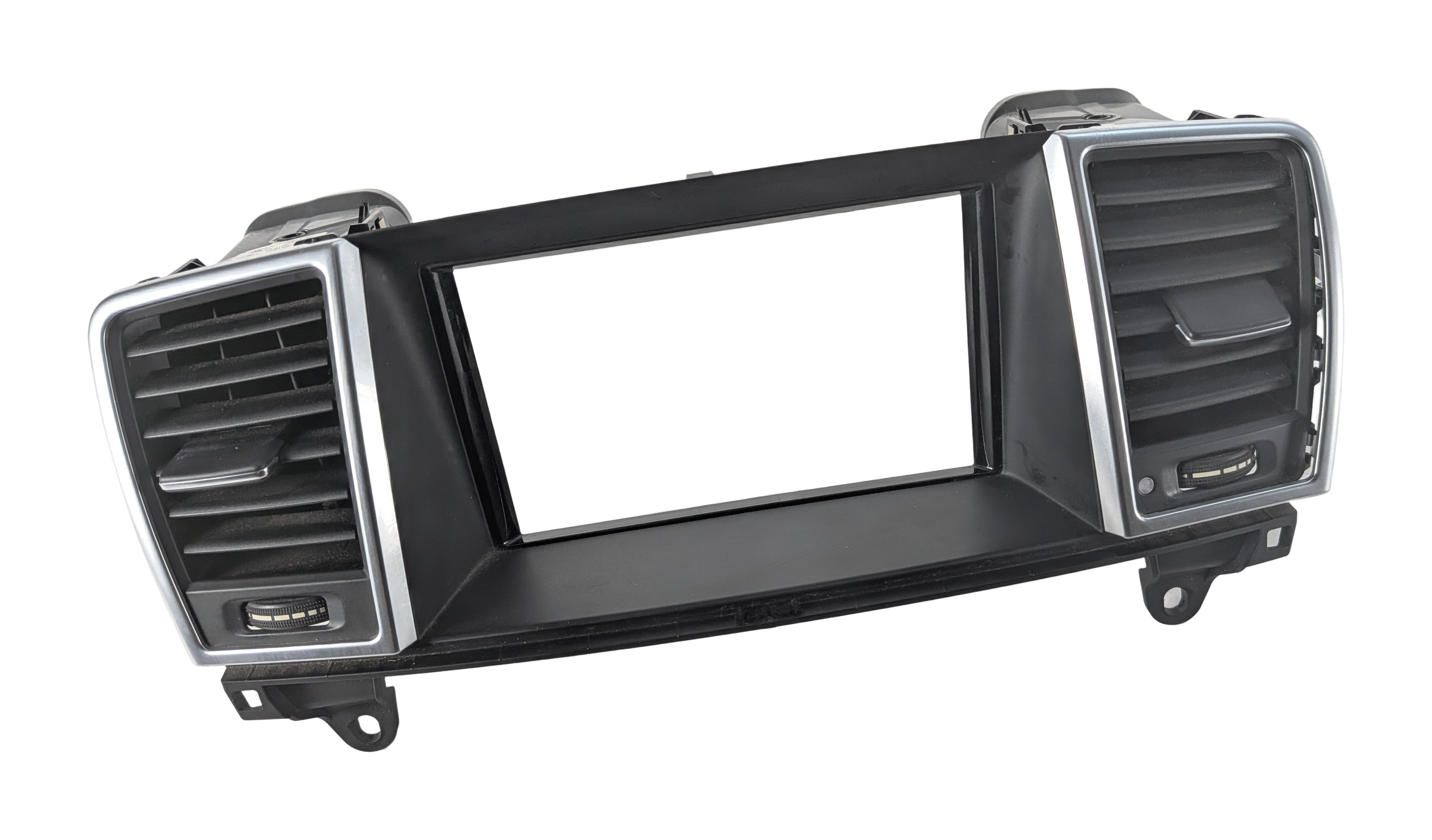 2012 MERCEDES ML350 (W166) FRONT CENTER DASH AIR AC VENT w/DISPLAY BEZEL (Black) — exact item pictured