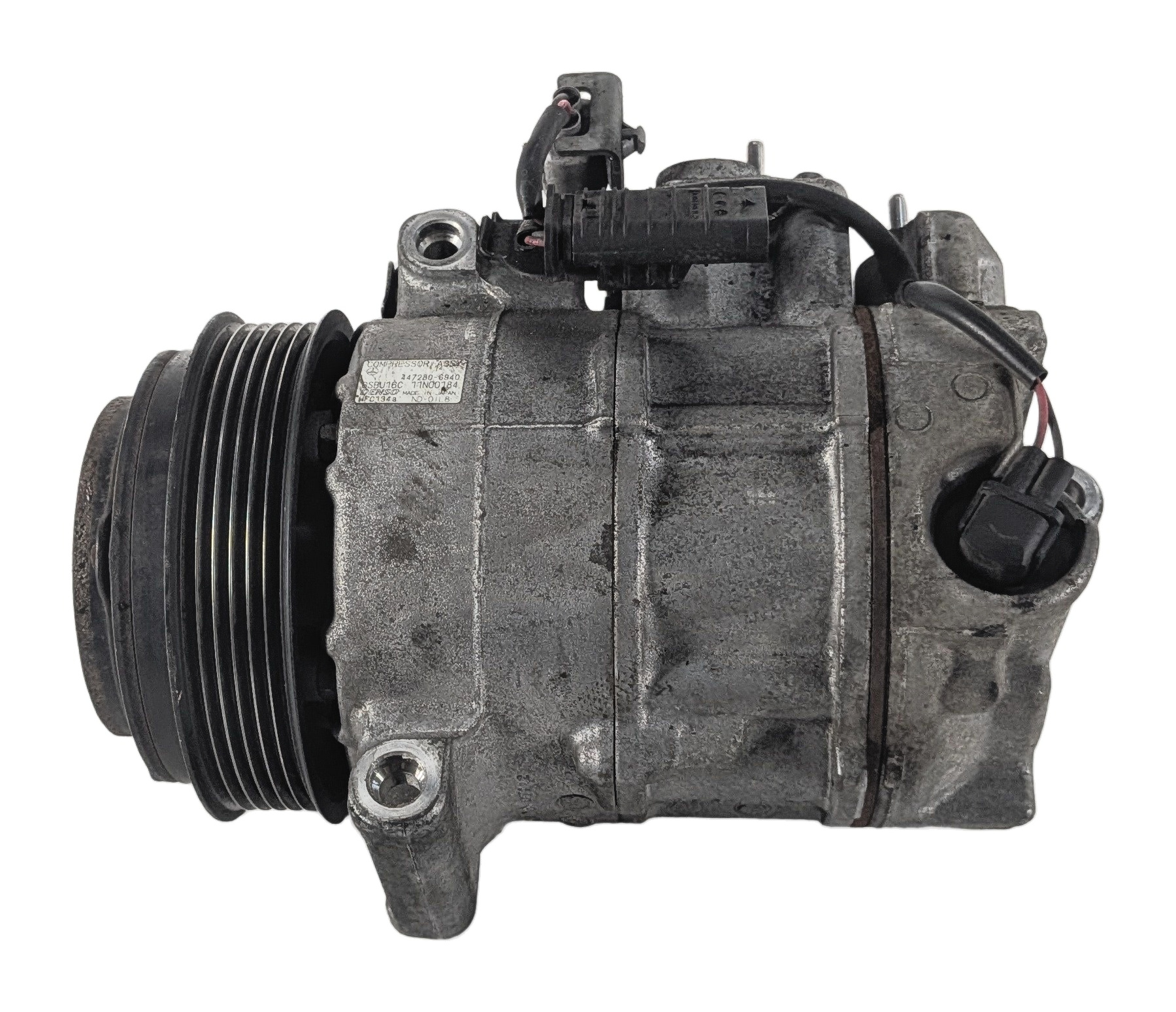 2012 MERCEDES ML350 (W166) 3.5L M276 ENGINE A/C AIR CONDITIONING COMPRESSOR PUMP — exact item pictured
