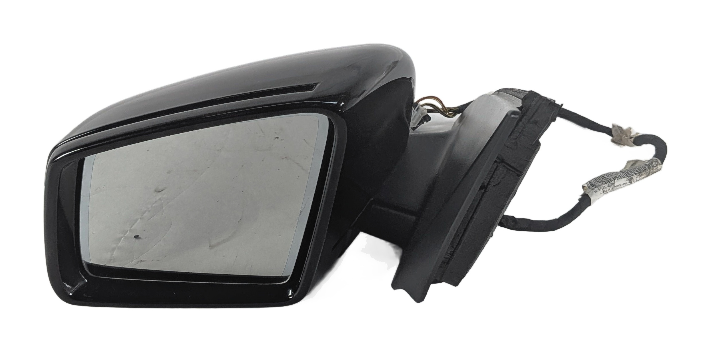 12-16 MERCEDES GL350 GL550 ML350 ML550 (W166 X166) LEFT P-FOLD MIRROR (Black) — exact item pictured