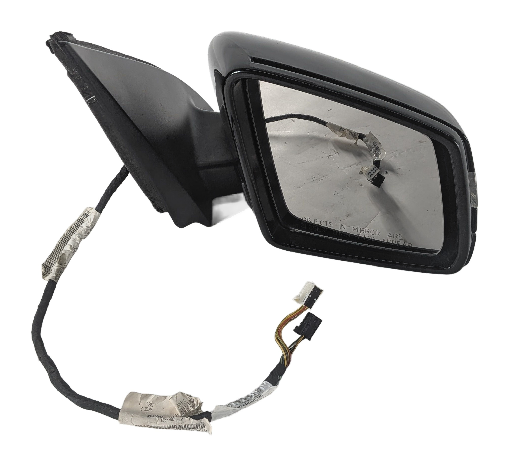 12-16 MERCEDES GL350 GL550 ML350 ML550 (W166 X166) RIGHT P-FOLD MIRROR (Black) — exact item pictured