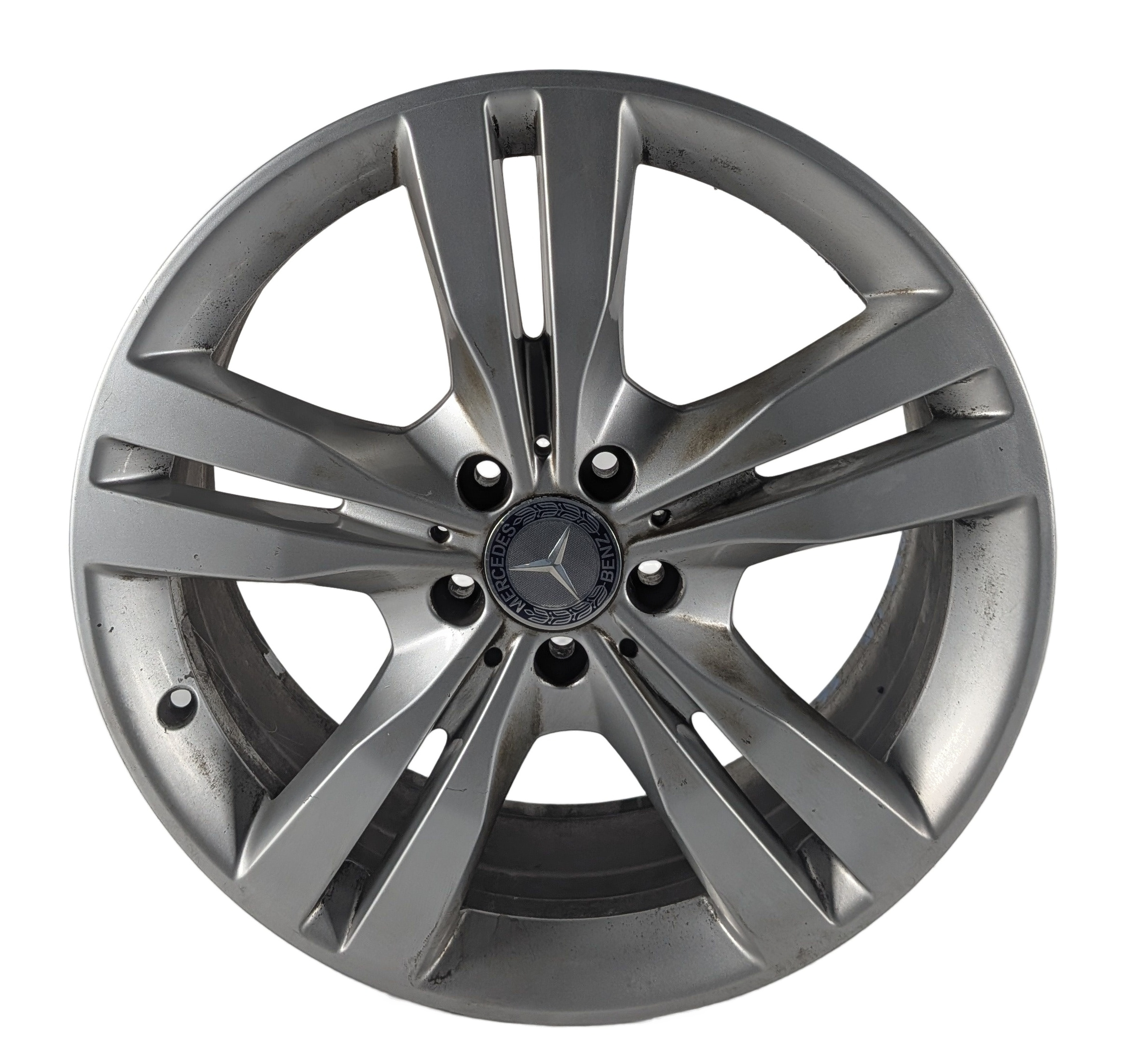 2012-2014 MERCEDES ML350 (W166) 19x8 5 DOUBLE SPOKE ALUMINUM ALLOY WHEEL RIM — exact item pictured