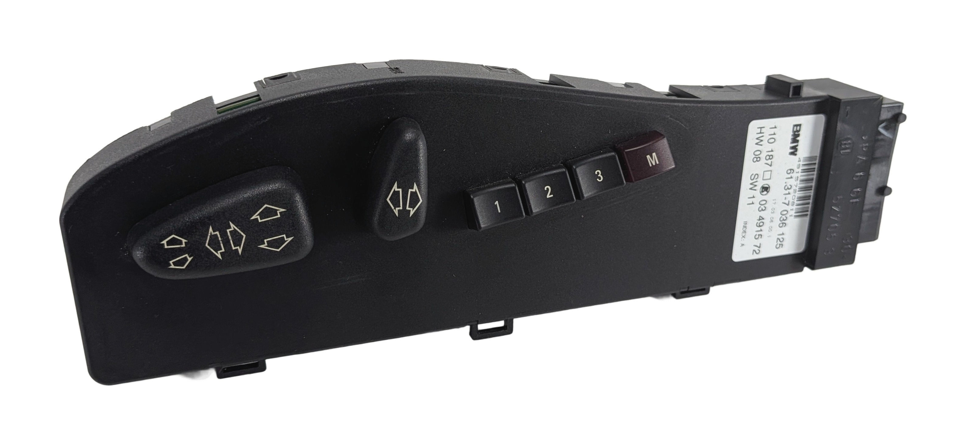 2006 BMW Z4 (E85/E86) FRONT LEFT DRIVER MEMORY POWER SEAT ADJUST CONTROL SWITCH — exact item pictured