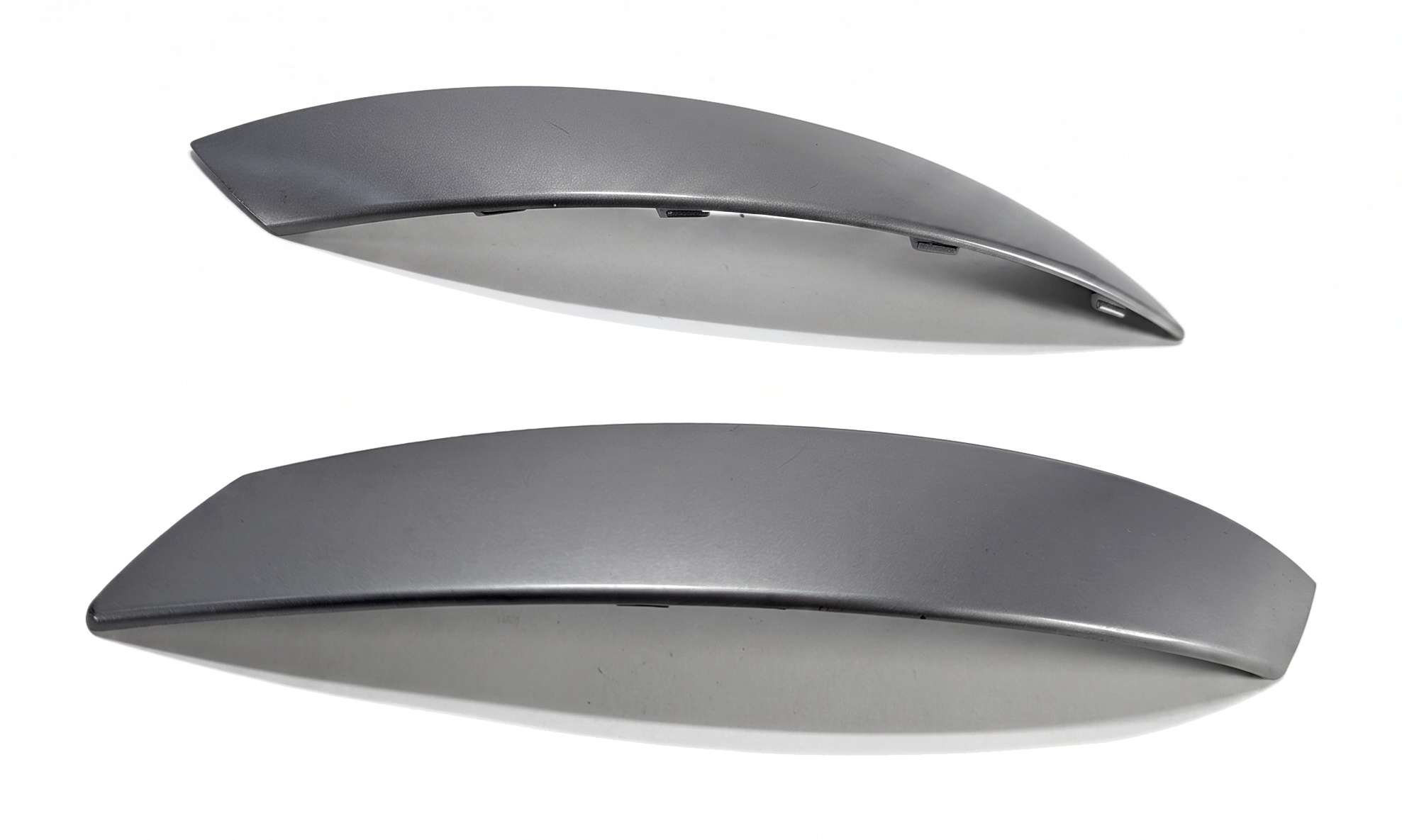 2006 BMW Z4 (E85/E86) LEFT/RIGHT DOOR GRAB HANDLE TRIM COVER SET/2 (Silver) — exact item pictured
