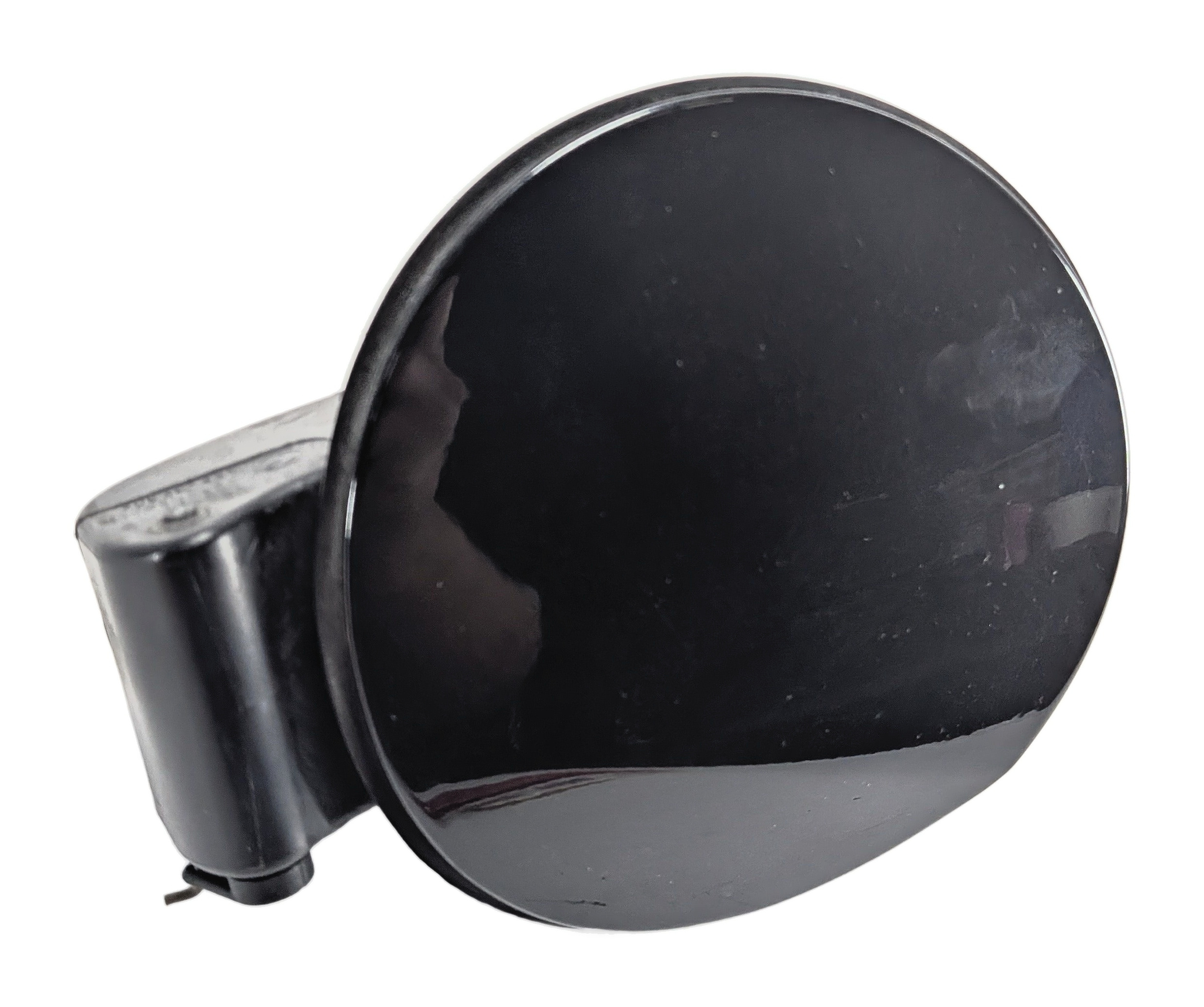 03-08 BMW Z4 (E85) FUEL TANK DOOR FLAP LID COVER TRIM w/HOUSING (Black) — exact item pictured