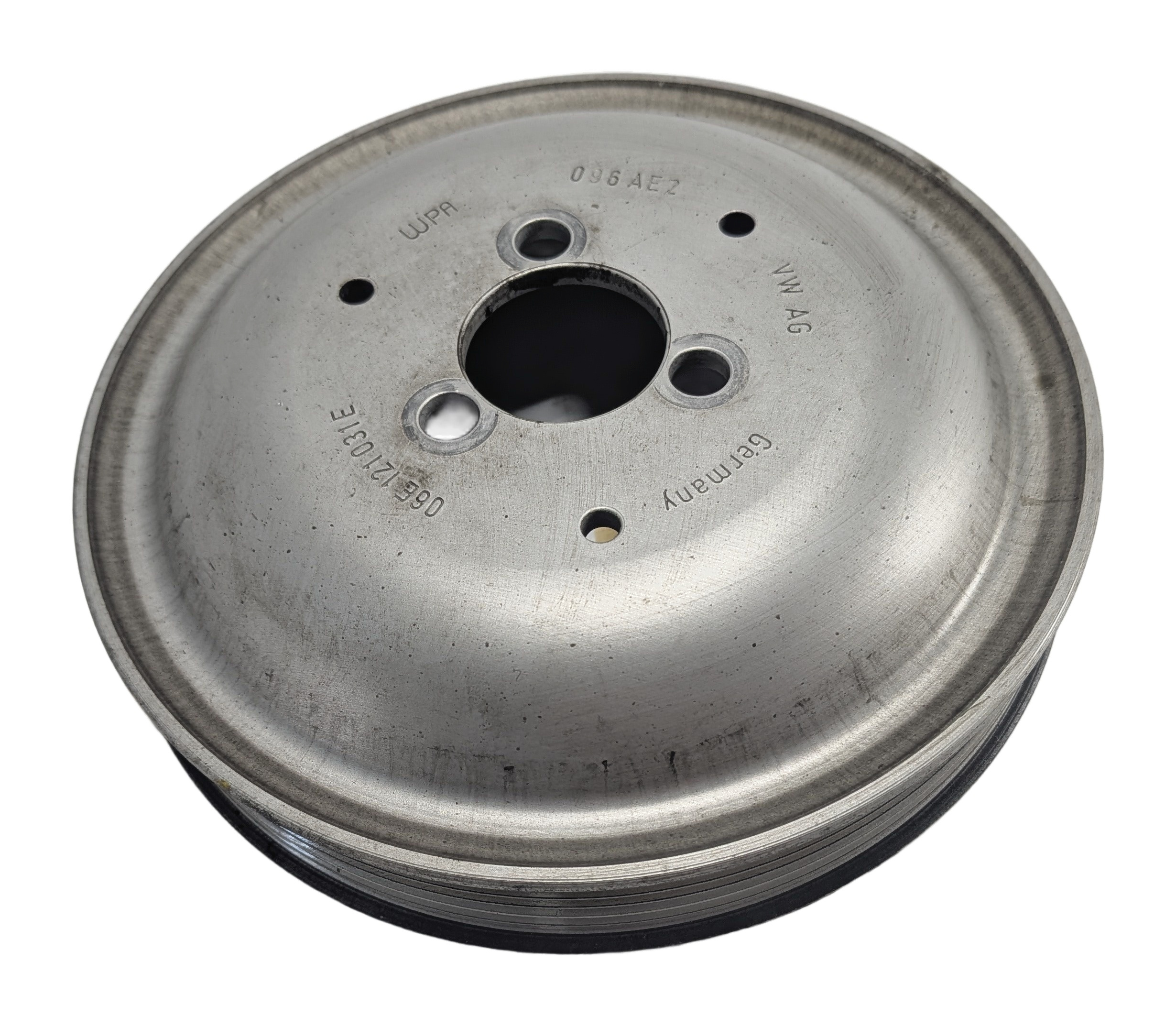 2017 AUDI Q7 (4M) 3.0L (CREC) ENGINE WATER COOLANT PUMP PULLEY — exact item pictured