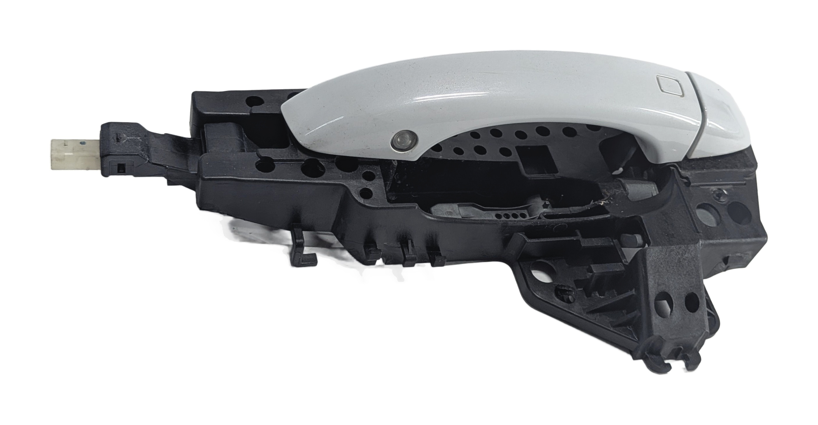 2017-2020 AUDI Q7 (4M) REAR LEFT KEYLESS EXTERIOR DOOR HANDLE (White) — exact item pictured