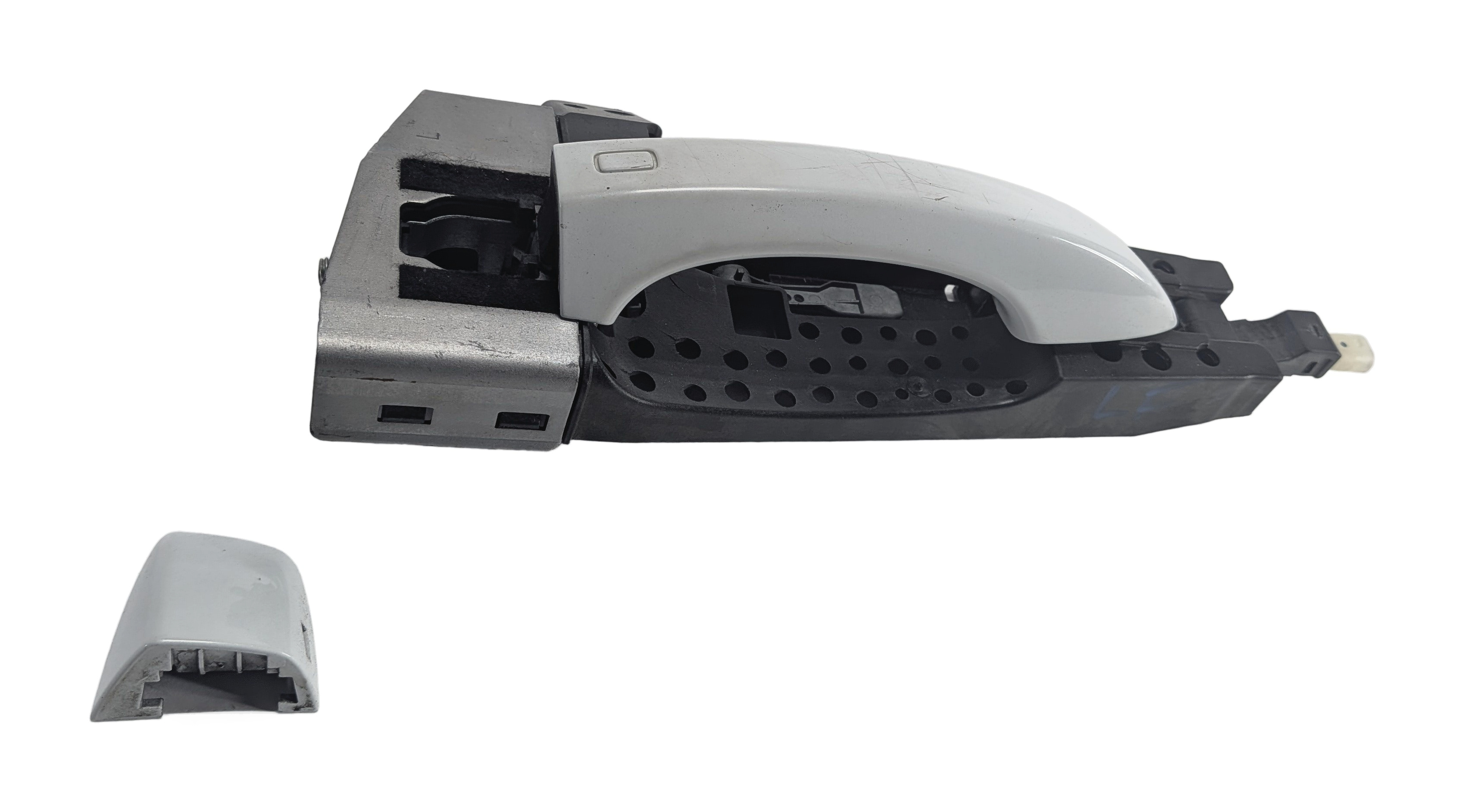 17-20 AUDI Q7 (4M) FRONT LEFT DRIVER KEYLESS EXTERIOR DOOR HANDLE (White) — exact item pictured