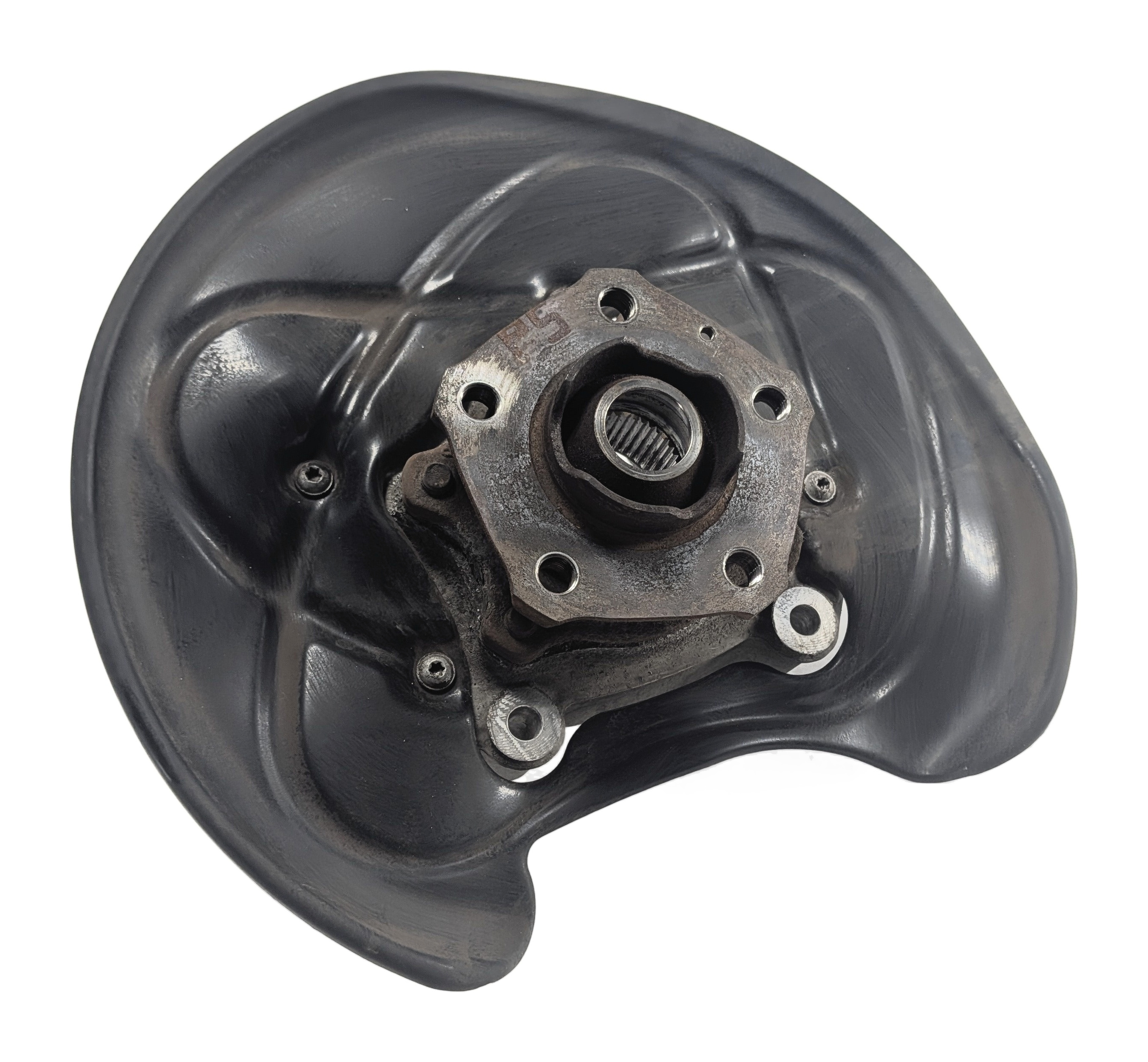 17-20 AUDI Q7 (4M) REAR LEFT DRIVER SPINDLE KNUCKLE WHEEL BEARING HUB w/ SHIELD — exact item pictured