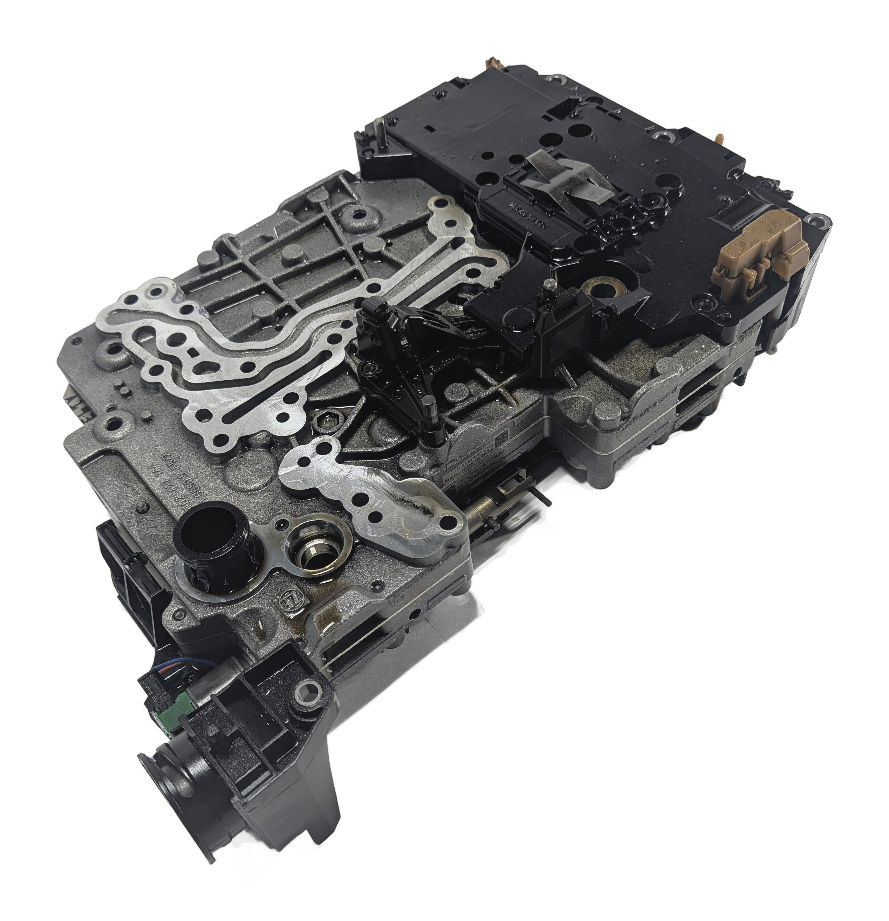17-19 AUDI Q7 4M 3.0L AUTOMATIC TRANSMISSION ID SHS VALVE BODY w/HYDRAULIC PUMP — exact item pictured