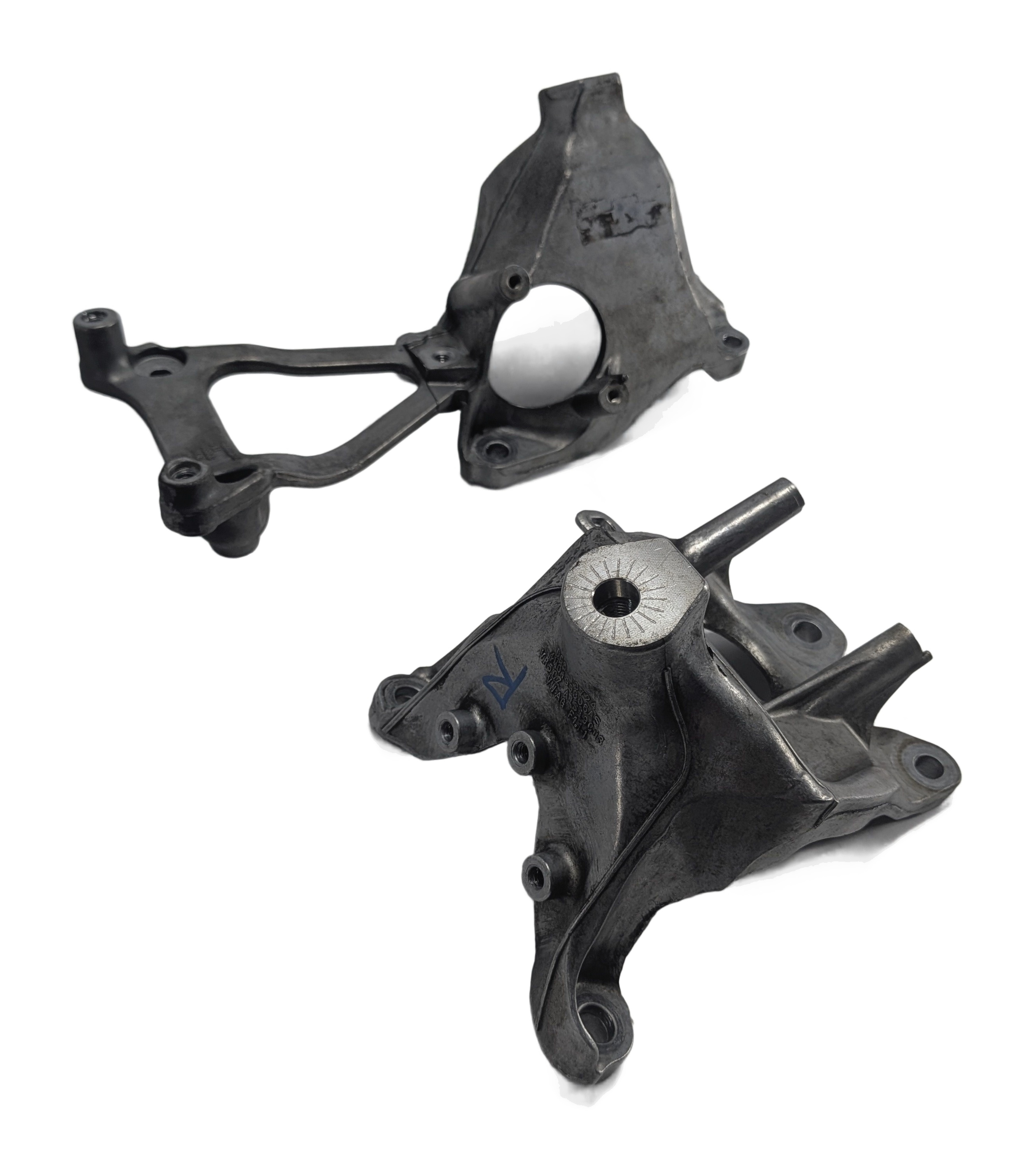 2017-2019 AUDI Q7 (4M) 3.0L SUPER (CREC) LEFT & RIGHT ENGINE MOTOR MOUNT SET/2 — exact item pictured