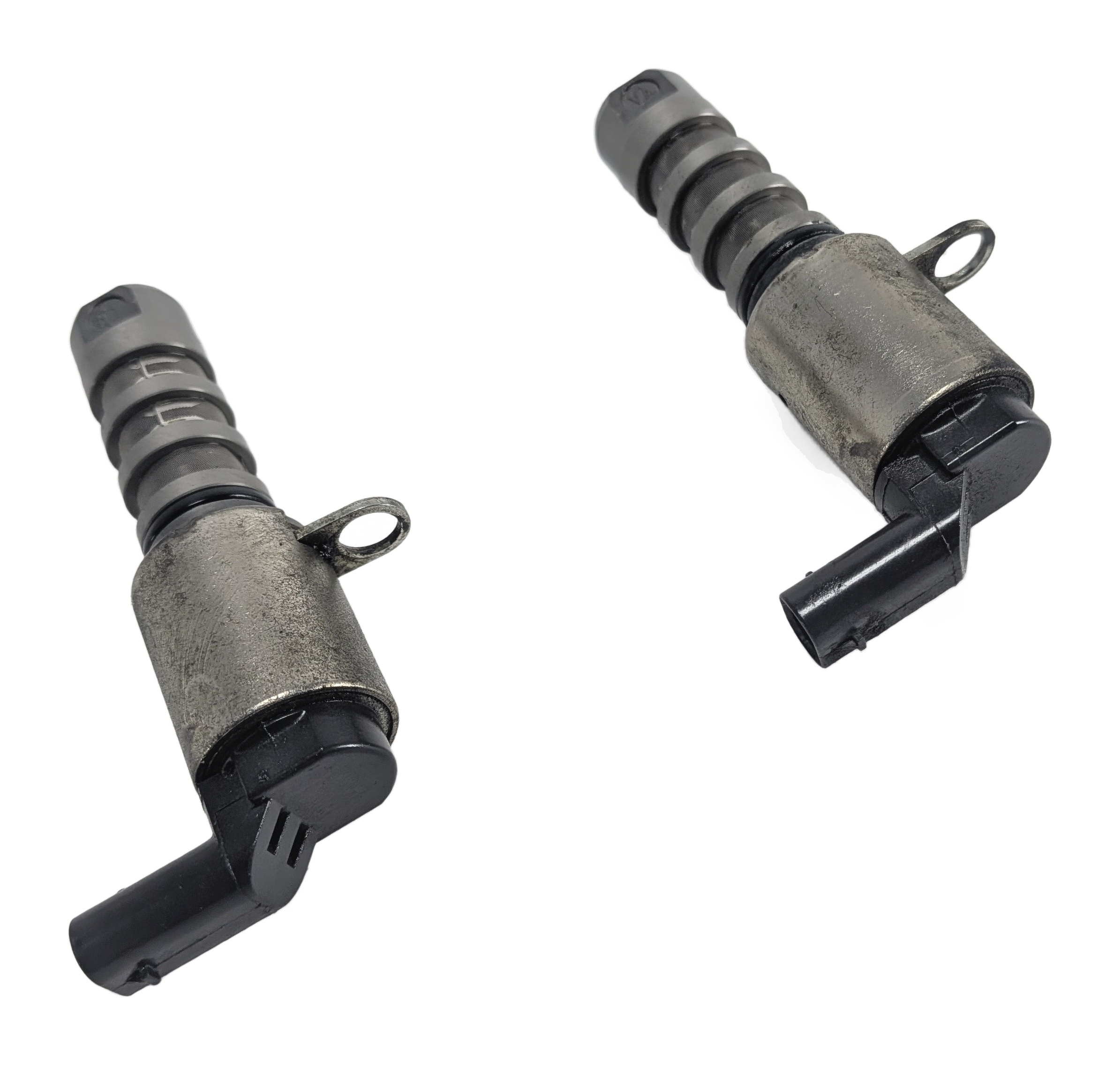 2017-2019 AUDI Q7 (4M) ENGINE CAMSHAFT OIL CONTROL VALVE VVT SOLENOID SET/2 — exact item pictured