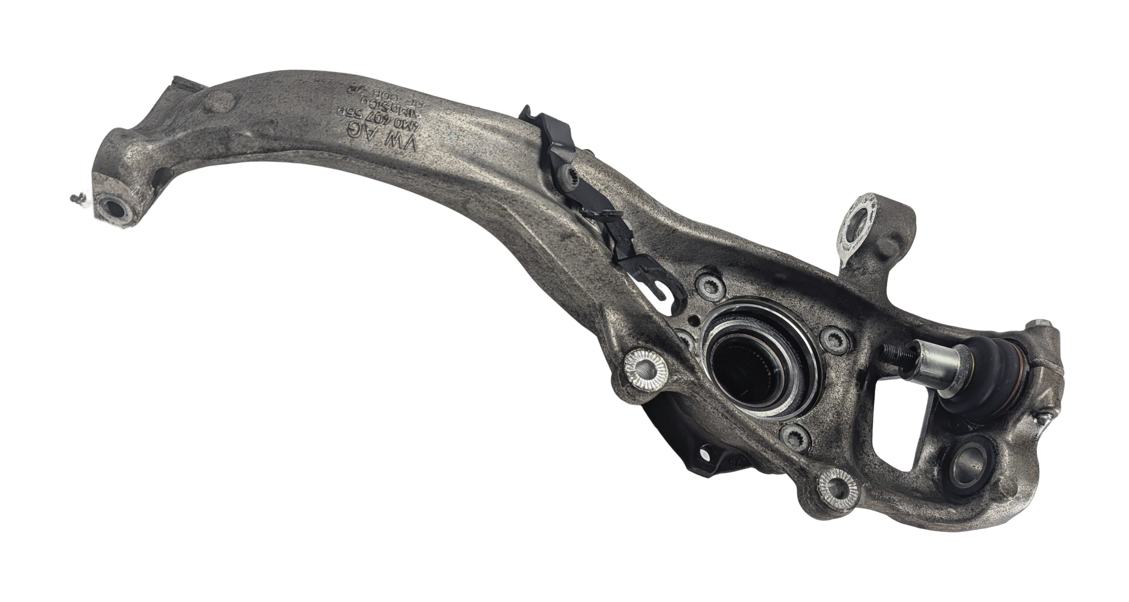 2017-2022 AUDI Q7 (4M) FRONT LEFT DRIVER SPINDLE KNUCKLE WHEEL BEARING HUB — exact item pictured