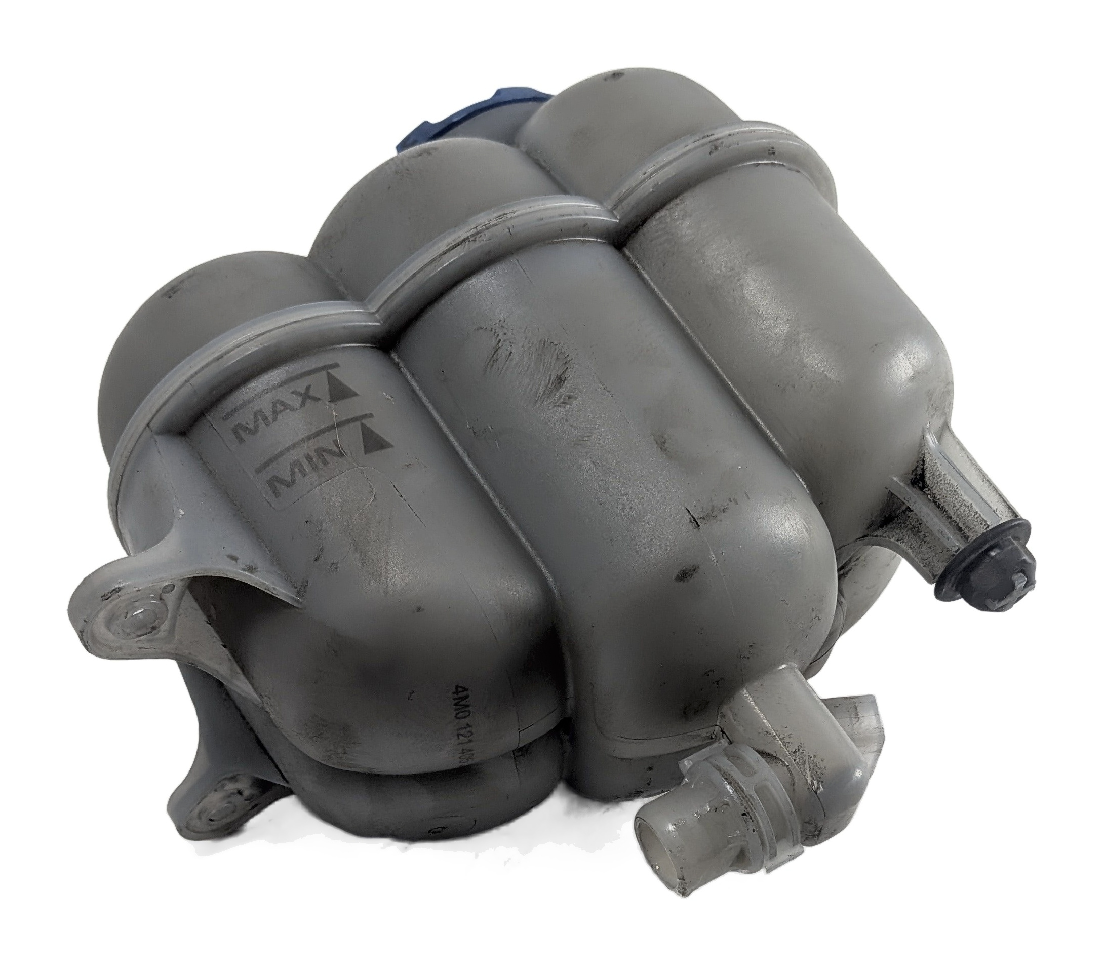 17-19 AUDI Q7 (4M) 3.0L SUPERCHARGED ENGINE COOLANT OVERFLOW EXPANSION TANK — exact item pictured