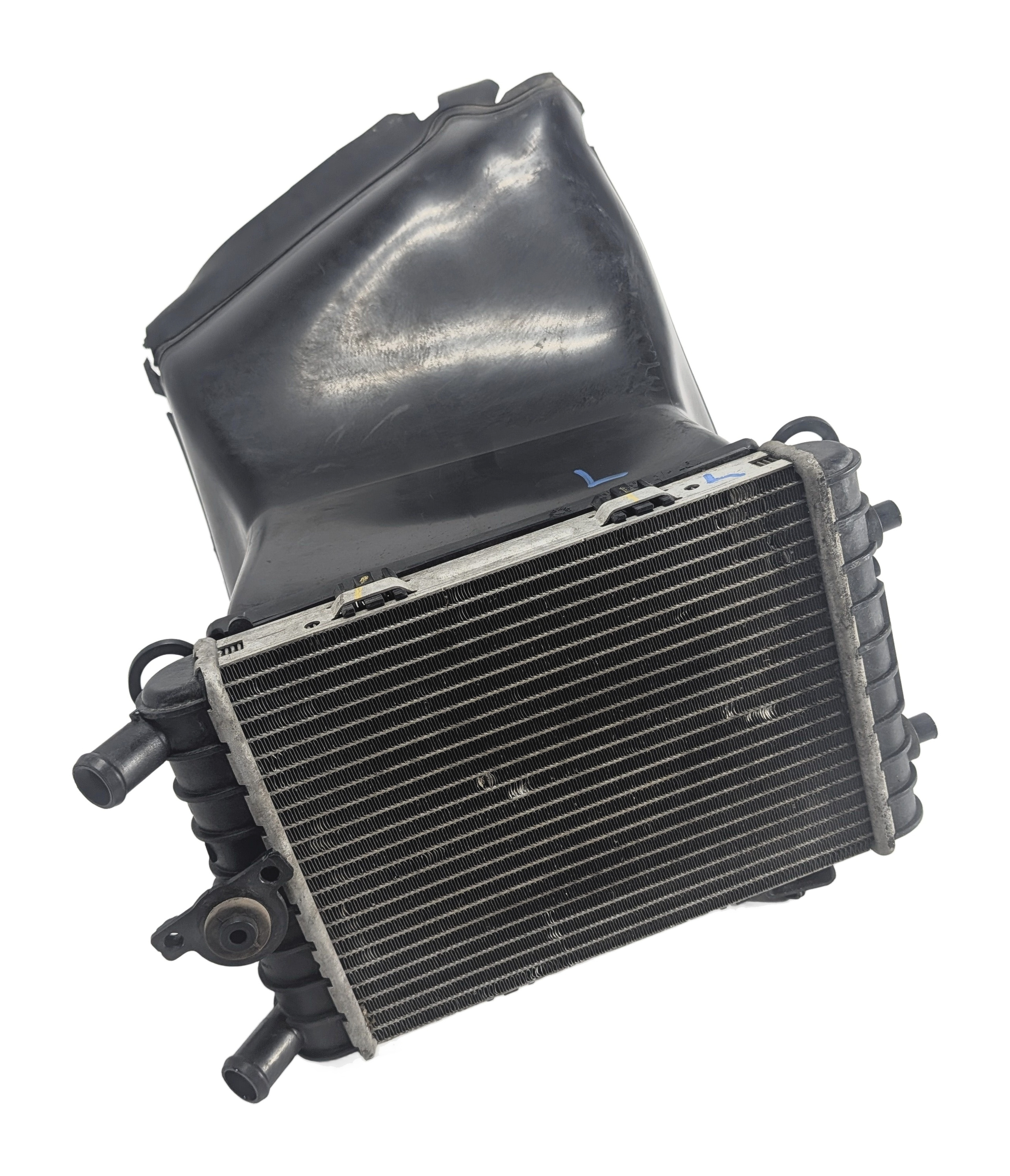 2017-2019 AUDI Q7 (4M) 3.0L SUPERCHARED ENGINE LEFT DRIVER AUXILIARY RADIATOR — exact item pictured
