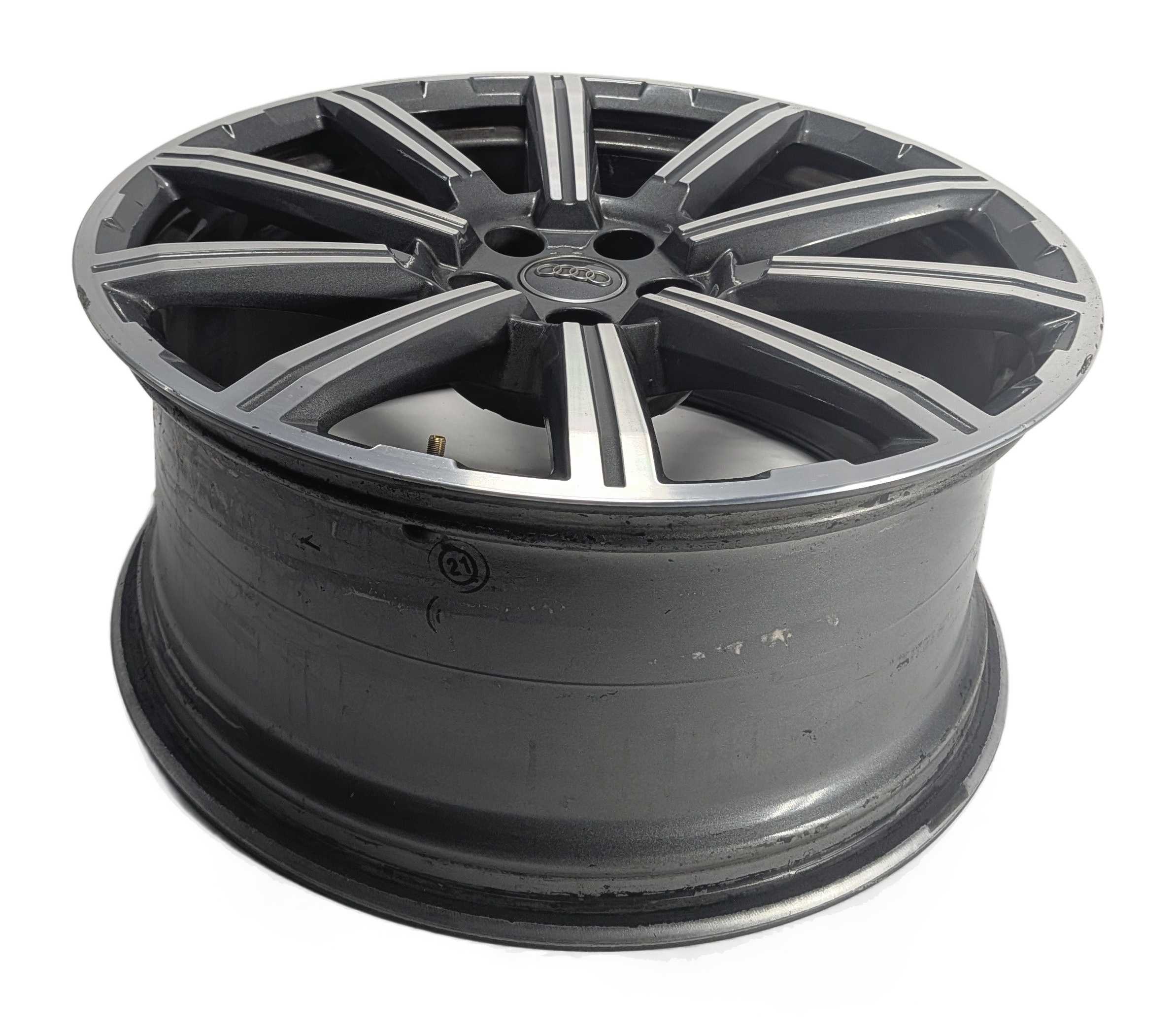 2017-2019 AUDI Q7 (4M) 20x9 ALUMINUM ALLOY 10-SPOKE WHEEL RIM — exact item pictured