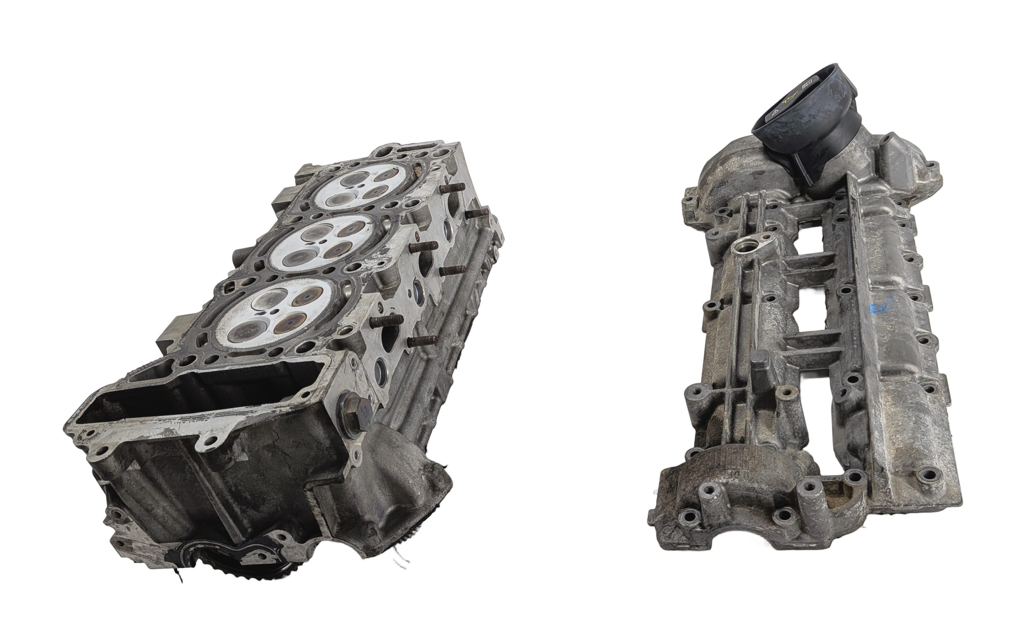 09-13 MERCEDES E GL ML R (W164 W211 W212 W251 X164) DIESEL RIGHT CYLINDER HEAD — exact item pictured