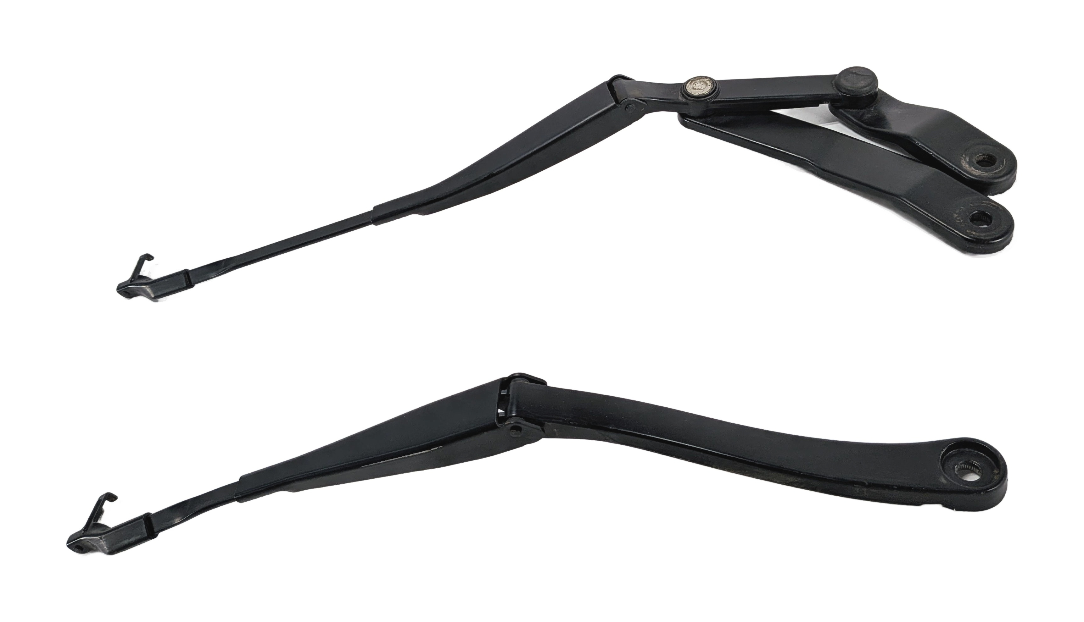11-15 MERCEDES E250 E350 E400 E550 E63 (W212) FRONT WINDSHIELD WIPER ARM SET-2 — exact item pictured