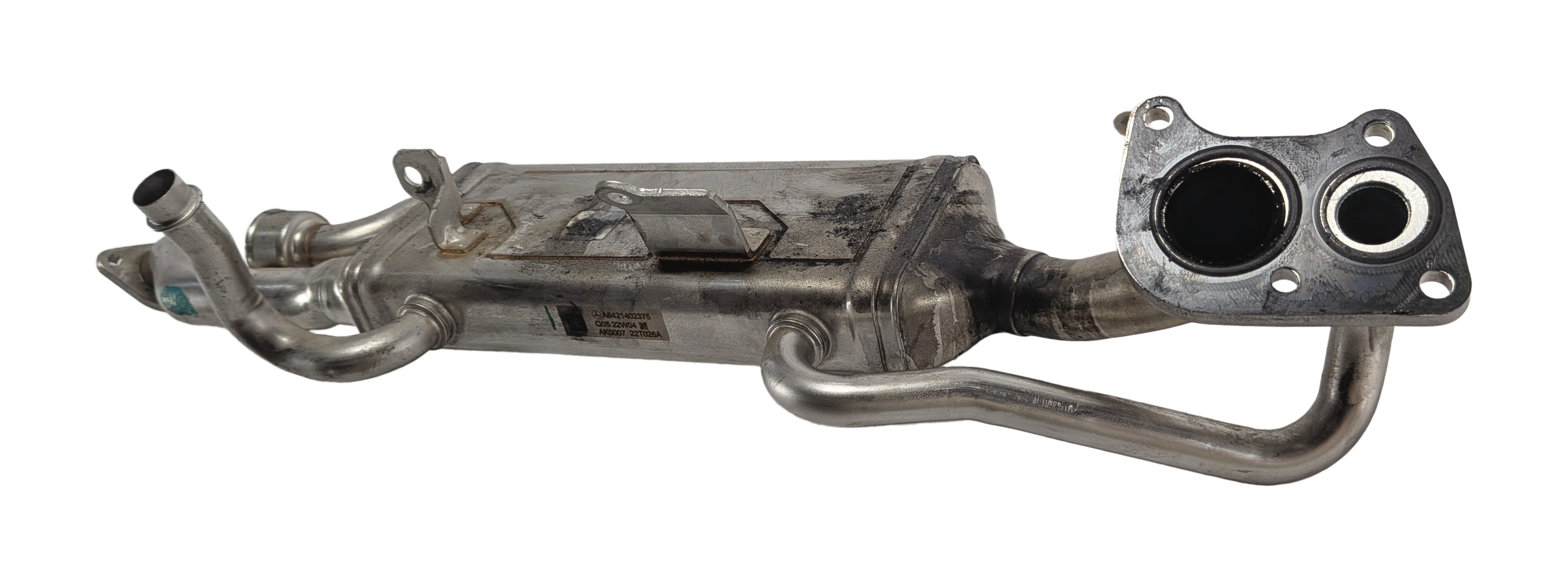 2011 MERCEDES E350 (W212) 3.0L DIESEL (OM642) ENGINE EGR COOLER ASSEMBLY — exact item pictured