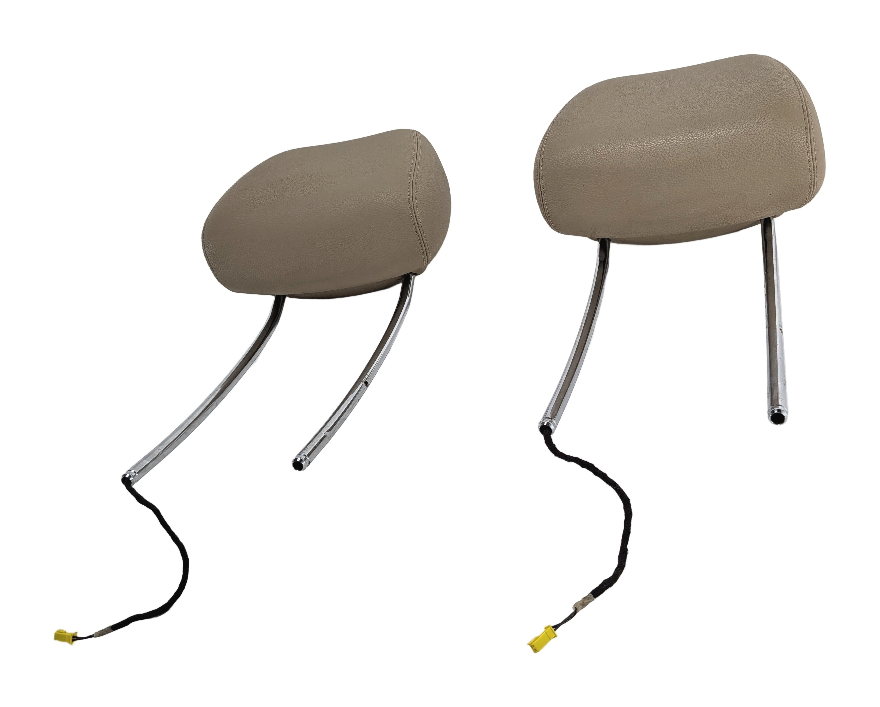 2010-2013 MERCEDES E350 E63 E550 E400 FRONT LEFT or RIGHT HEADREST (Beige) — exact item pictured