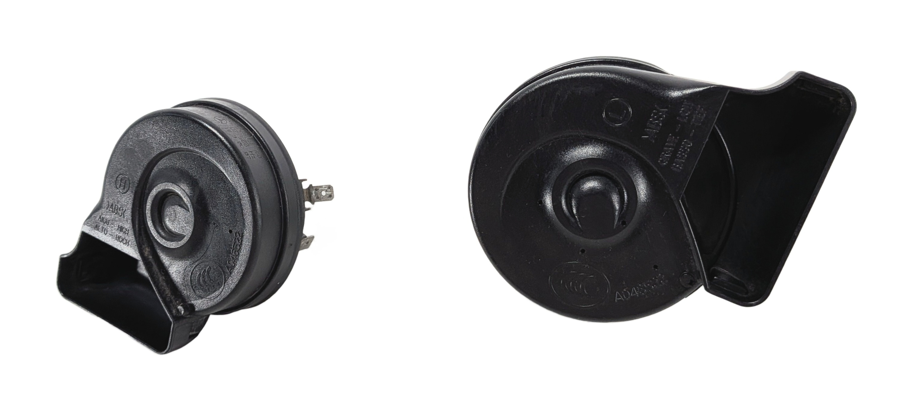 08-18 MERCEDES C E GLK CLS CLASS (C218 W204 W212 X204) HIGH & LOW TONE HORN SET2 — exact item pictured