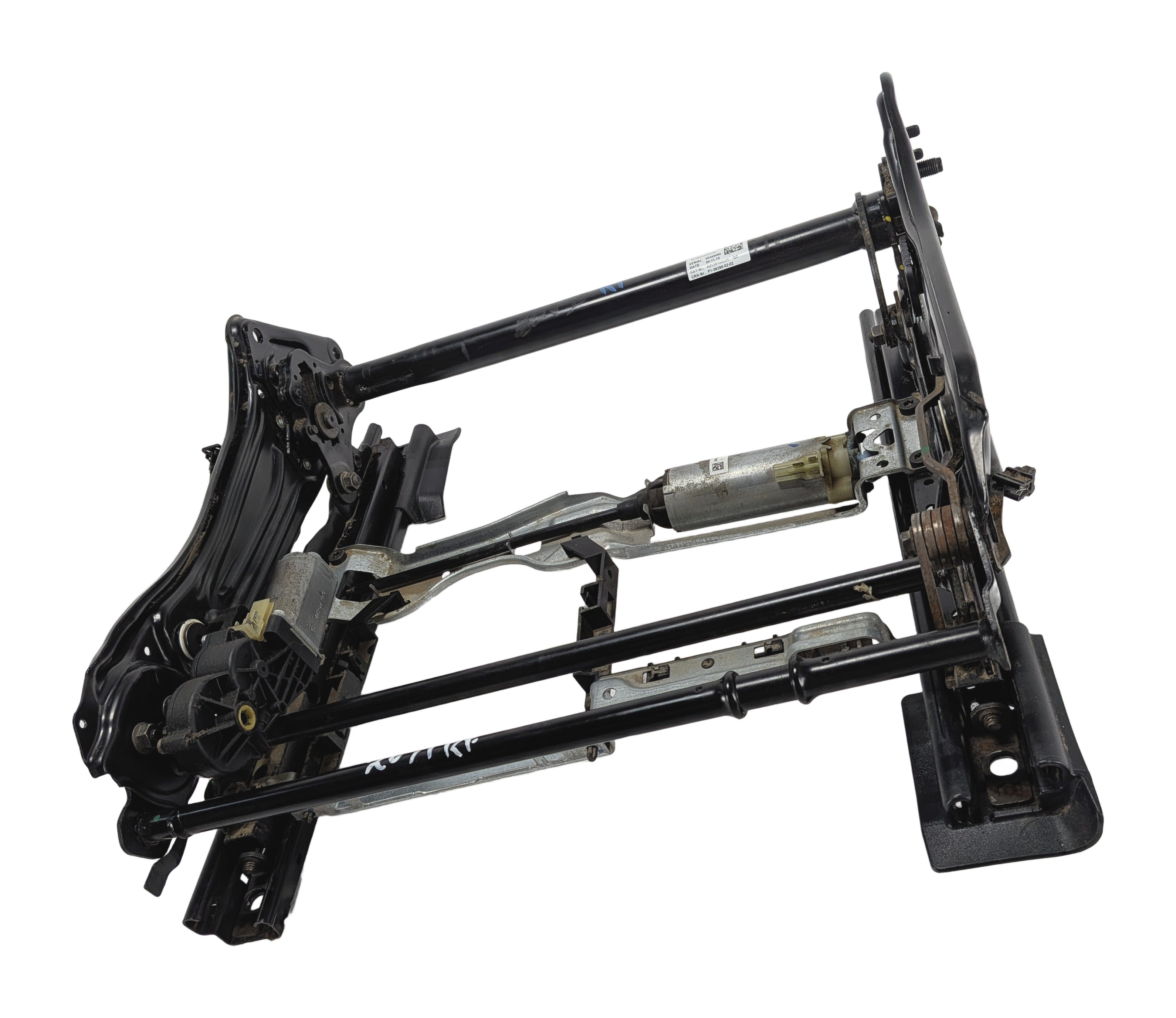 2010-2016 MERCEDES E-CLASS (W212) RIGHT FRONT PASSENGER SEAT TRACK w/ MOTORS — exact item pictured