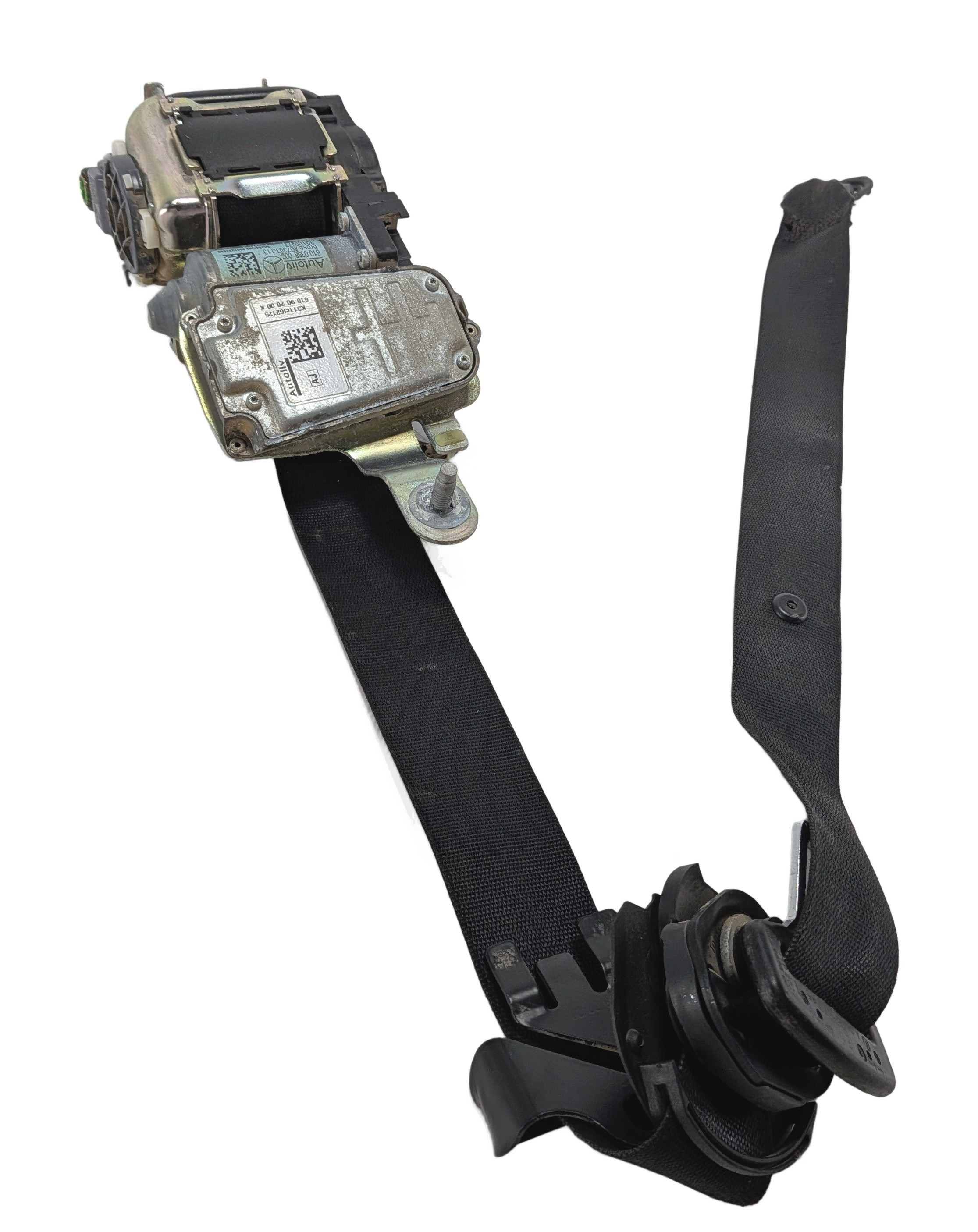 10-12 MERCEDES E350 E550 CLS550 (W212 W218) DRIVER SEATBELT RETRACTOR (Black) — exact item pictured