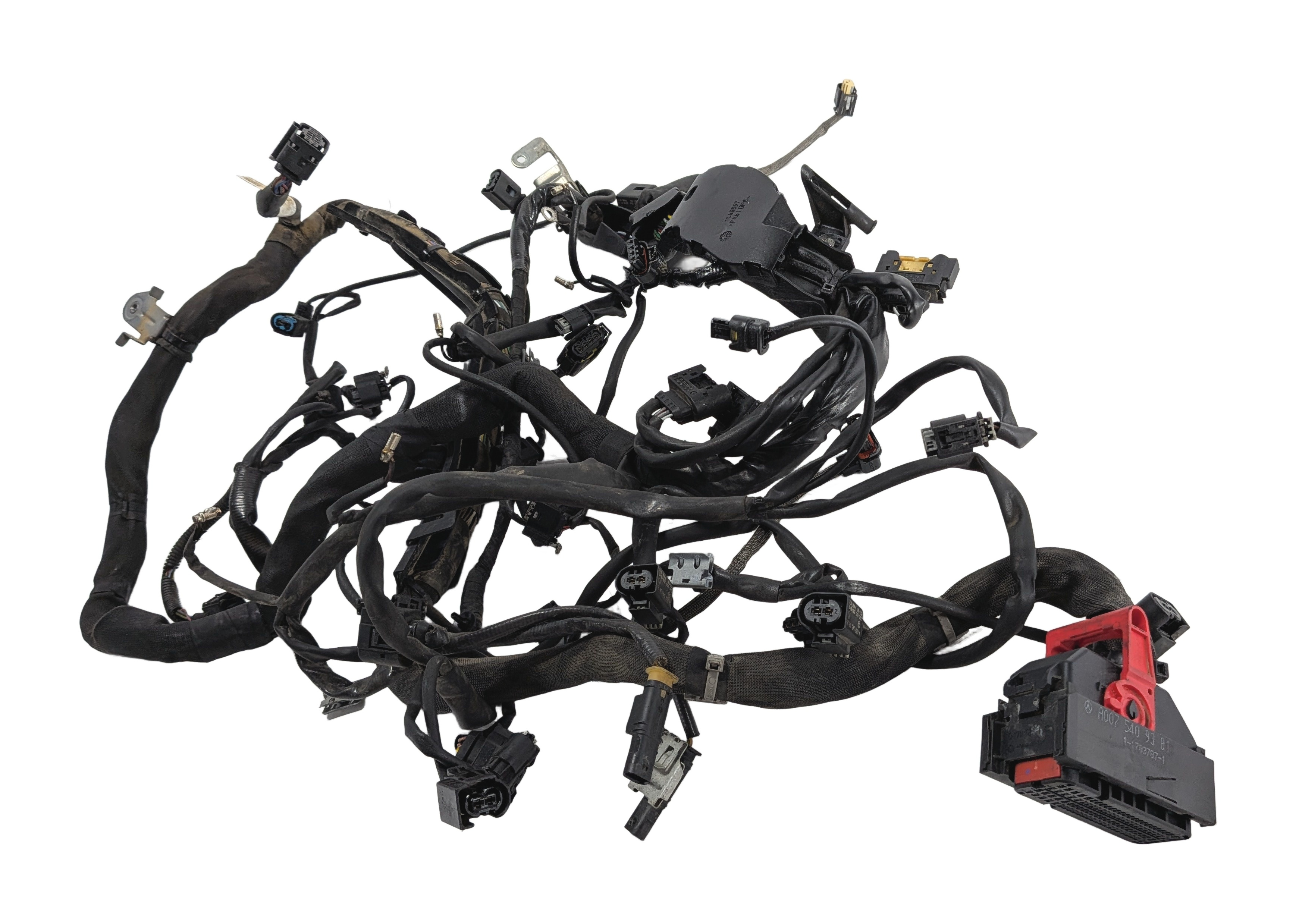 2011 MERCEDES E350 (W212) 3.0L (OM642) ENGINE MOTOR WIRE WIRING HARNESS LOOM — exact item pictured