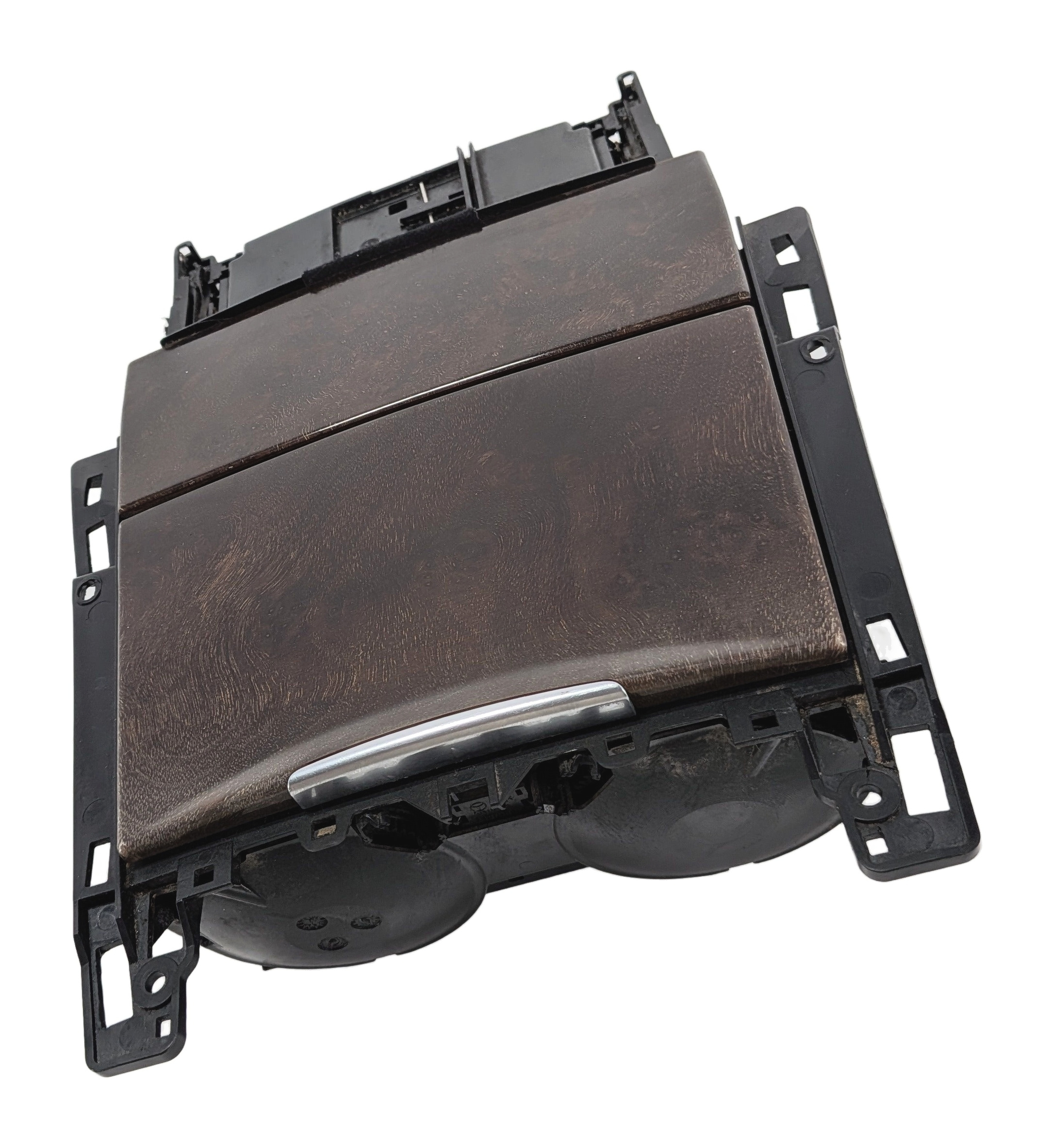 2011 MERCEDES E350 (W212) FRONT CENTER CONSOLE CUP HOLDER w/ COVER (Walnut) — exact item pictured