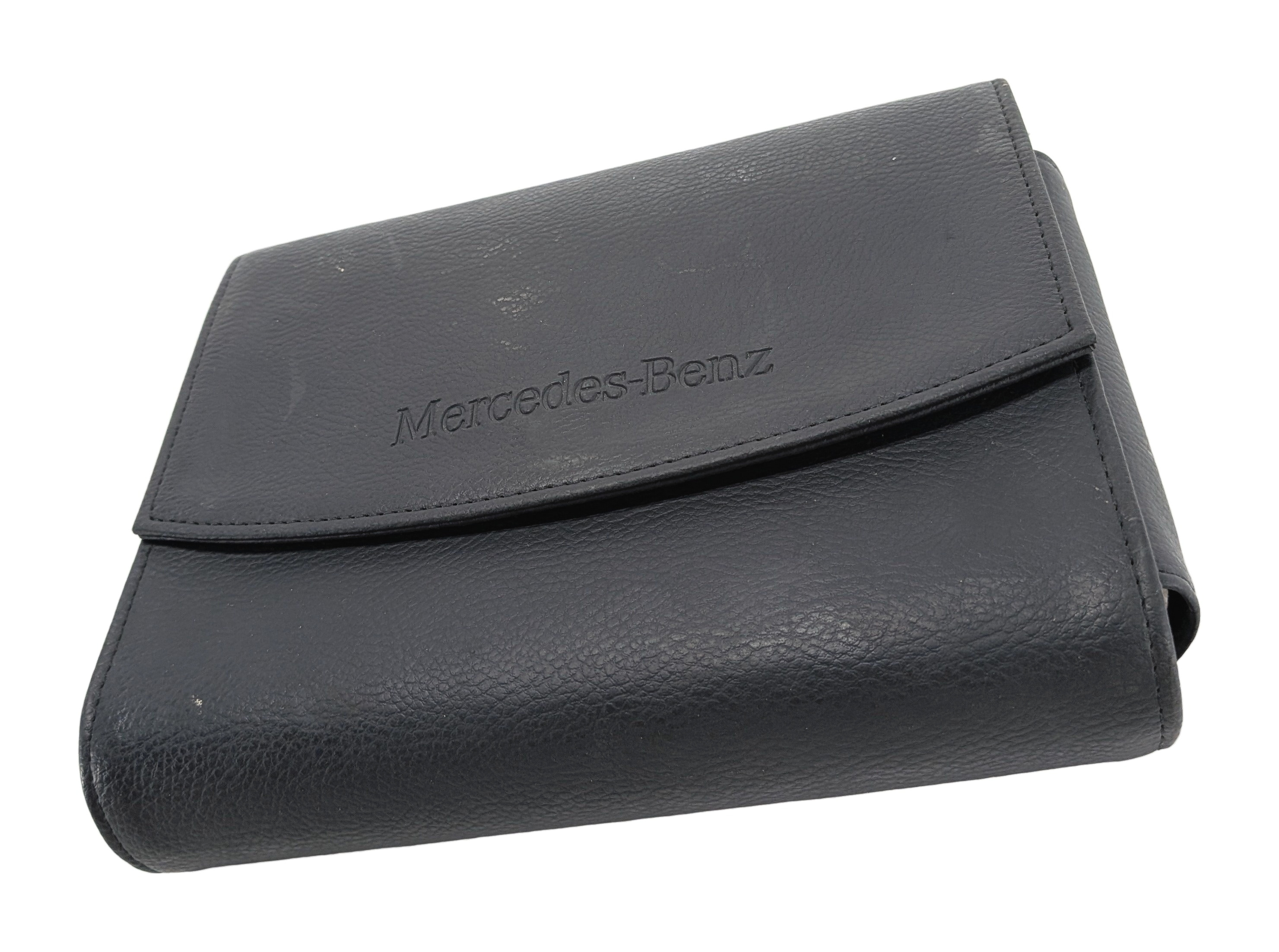 2011 MERCEDES E350 (W212) 3.0L OWNER'S MANUAL BOOKLET w/ LEATHER CASE SET/5 — exact item pictured