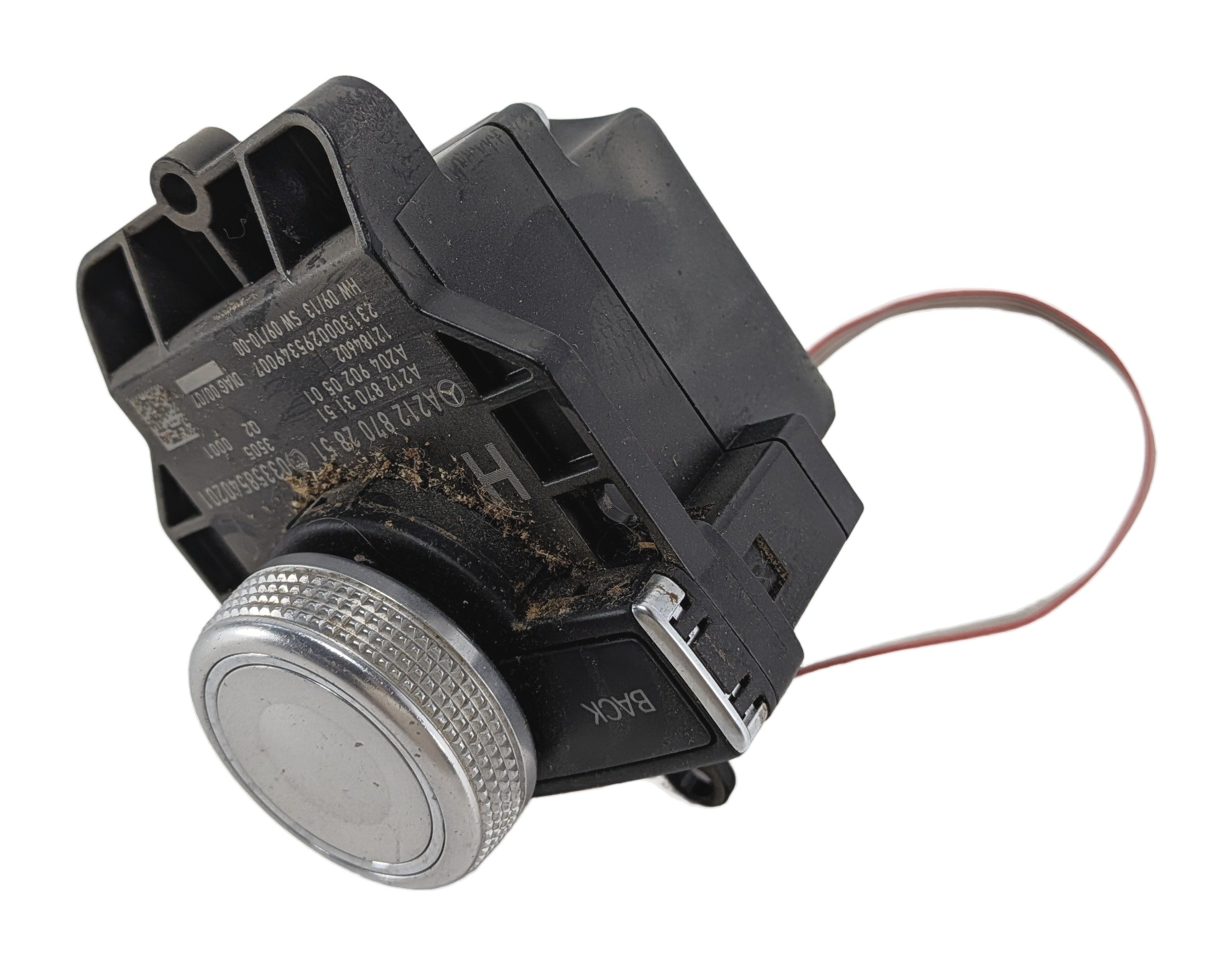 2011 MERCEDES E350 (W212) CENTER CONSOLE COMAND COMMAND CONTROLLER KNOB SWITCH — exact item pictured