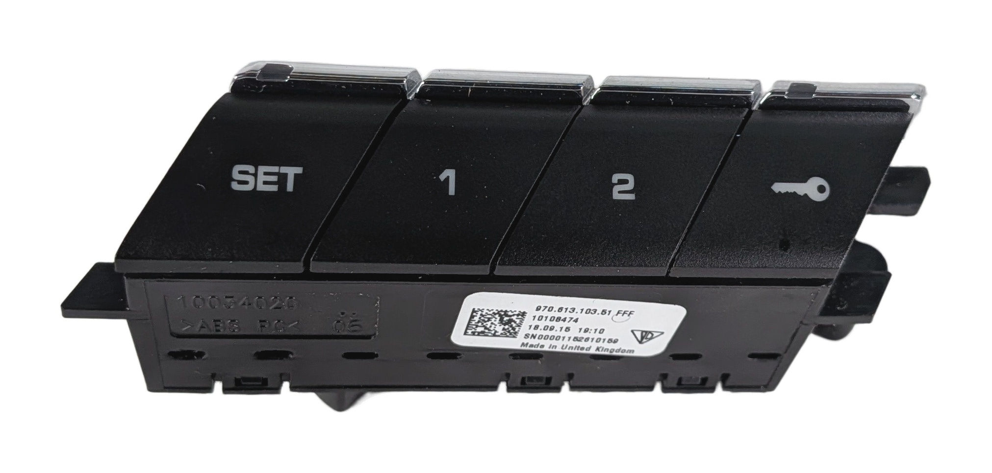 2016 PORSCHE PANAMERA (970) FRONT LEFT DRIVER SEAT MEMORY CONTROL ADJUST SWITCH — exact item pictured