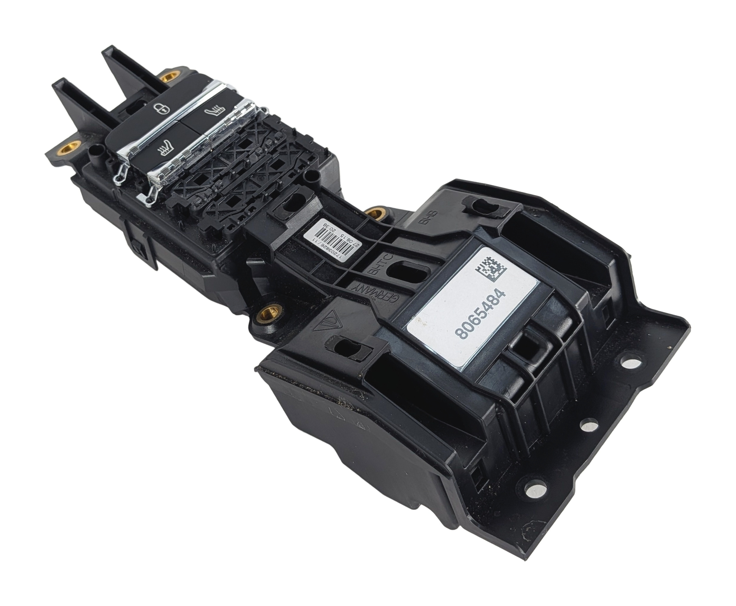 16 PORSCHE PANAMERA (970) REAR CENTER CONSOLE HEATED SEAT DOOR LOCK SWITCH PANEL — exact item pictured