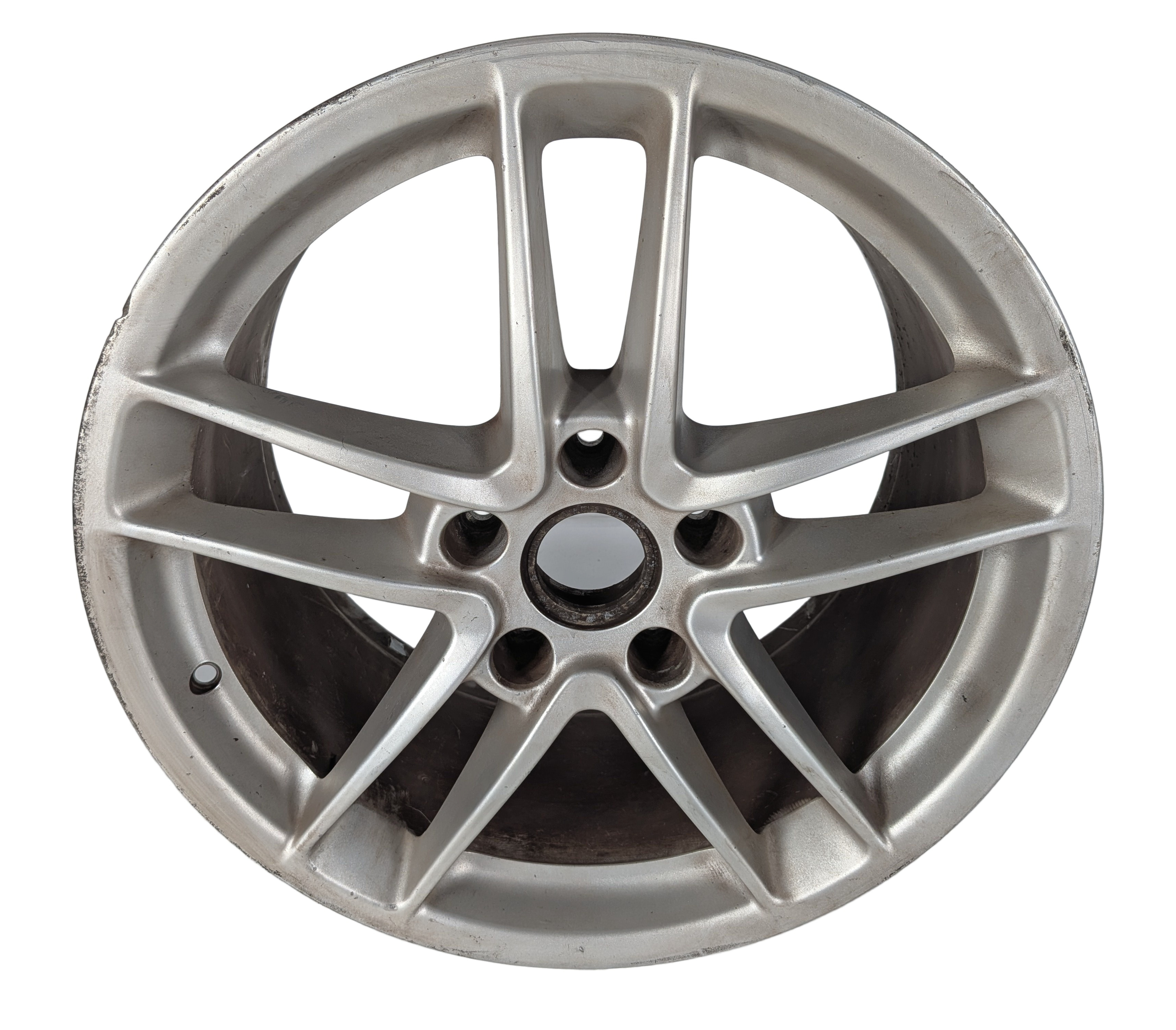 14-16 PORSCHE PANAMERA (970) 19X10 5 DOUBLE SPOKE ALLOY WHEEL RIM OEM — exact item pictured