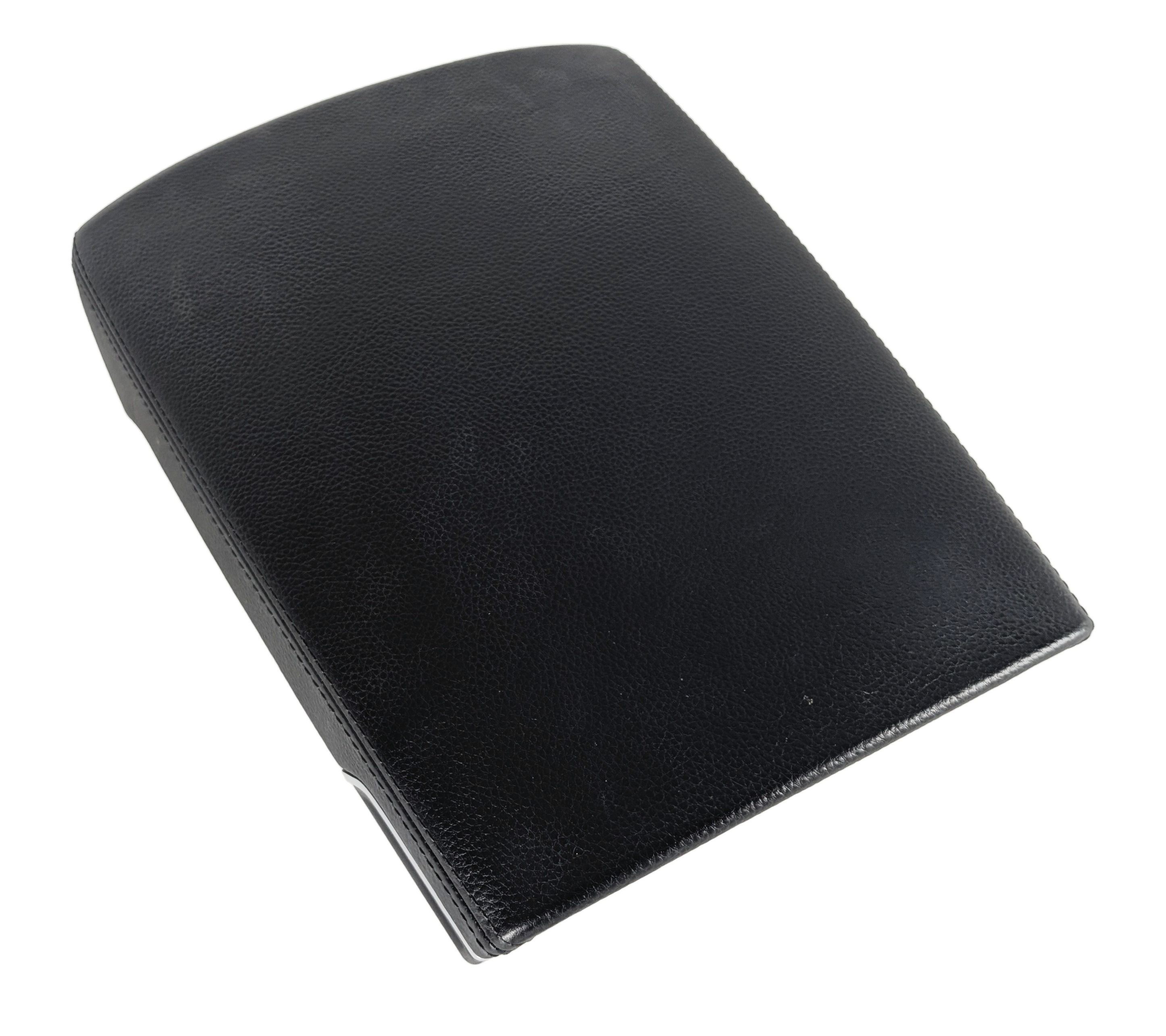 2010-2016 PORSCHE PANAMERA (970 G1) FRONT CENTER CONSOLE ARMREST LID (Black) — exact item pictured