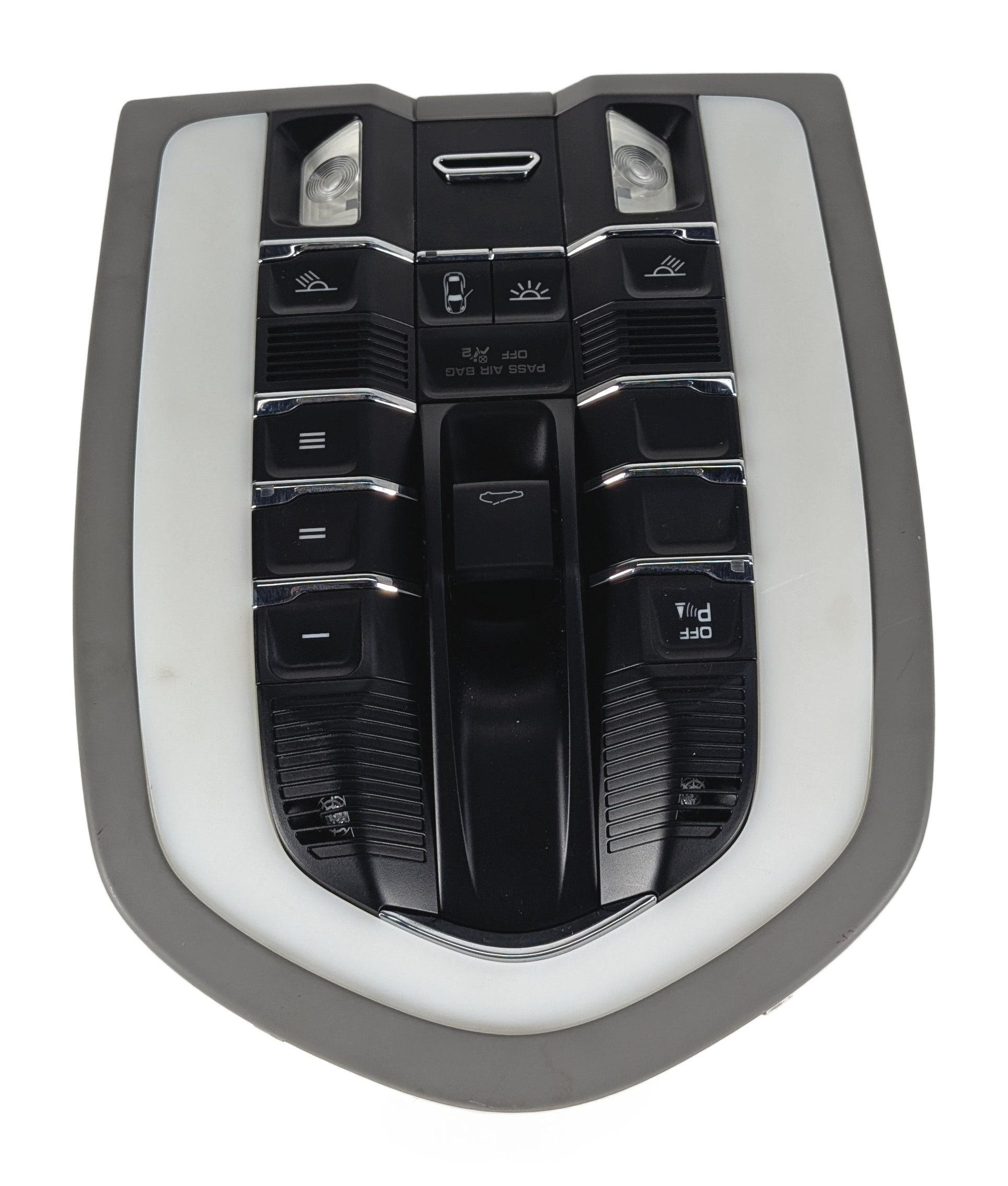 2010-2018 PORSCHE CAYENNE PANAMERA (958 970 G1) FRONT DOMELIGHT LAMP (Gray) — exact item pictured