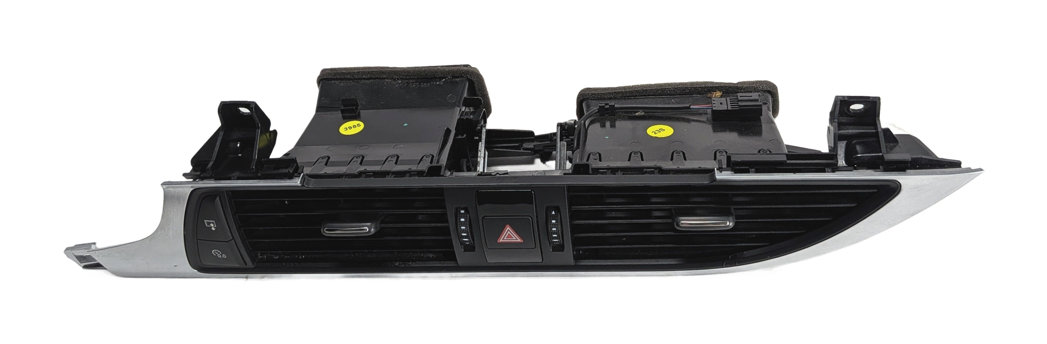 2013 AUDI A7 (C7 4G8) FRONT CENTER DASH HEAT AIR AC VENT w/HAZARD SWITCH (Black) — exact item pictured