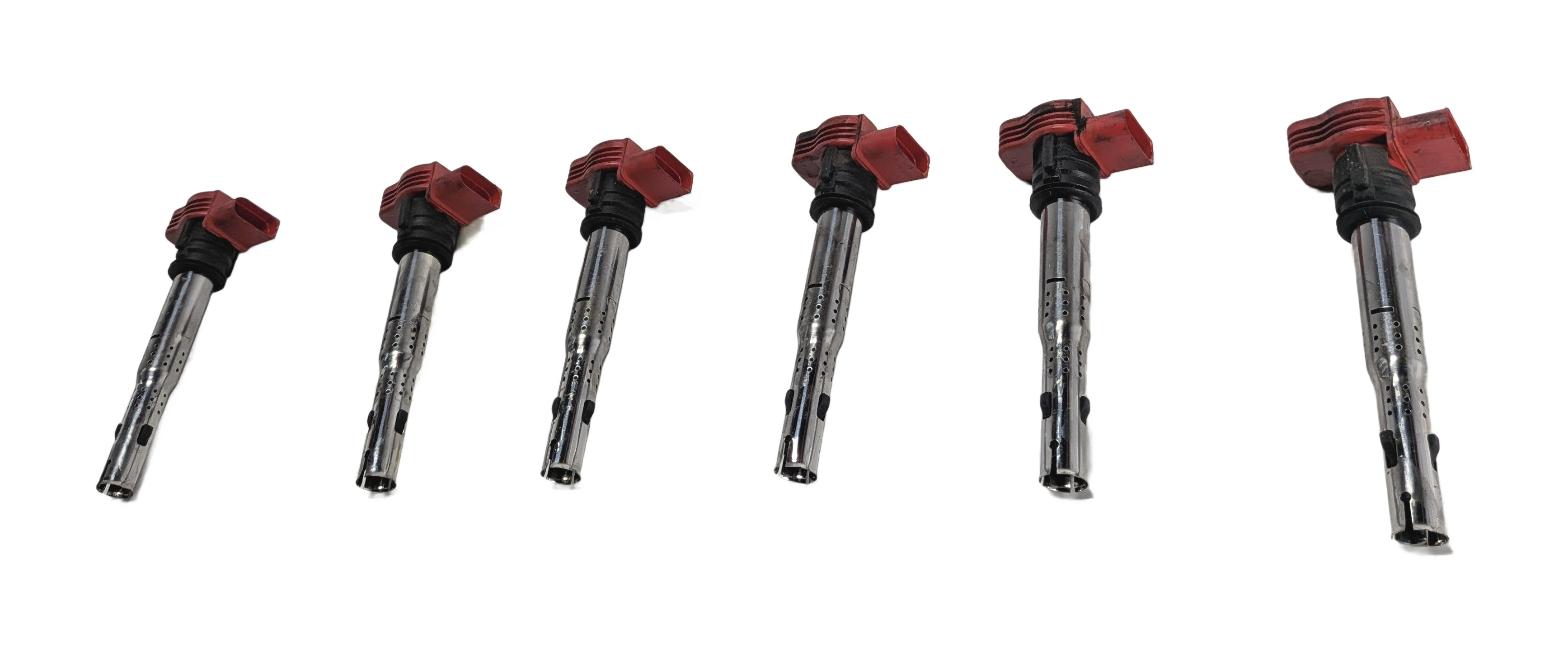 2013 AUDI A7 (C7 4G8) 3.0L SUPER (CTUA) ENGINE IGNITION COIL PACK SET/6 — exact item pictured